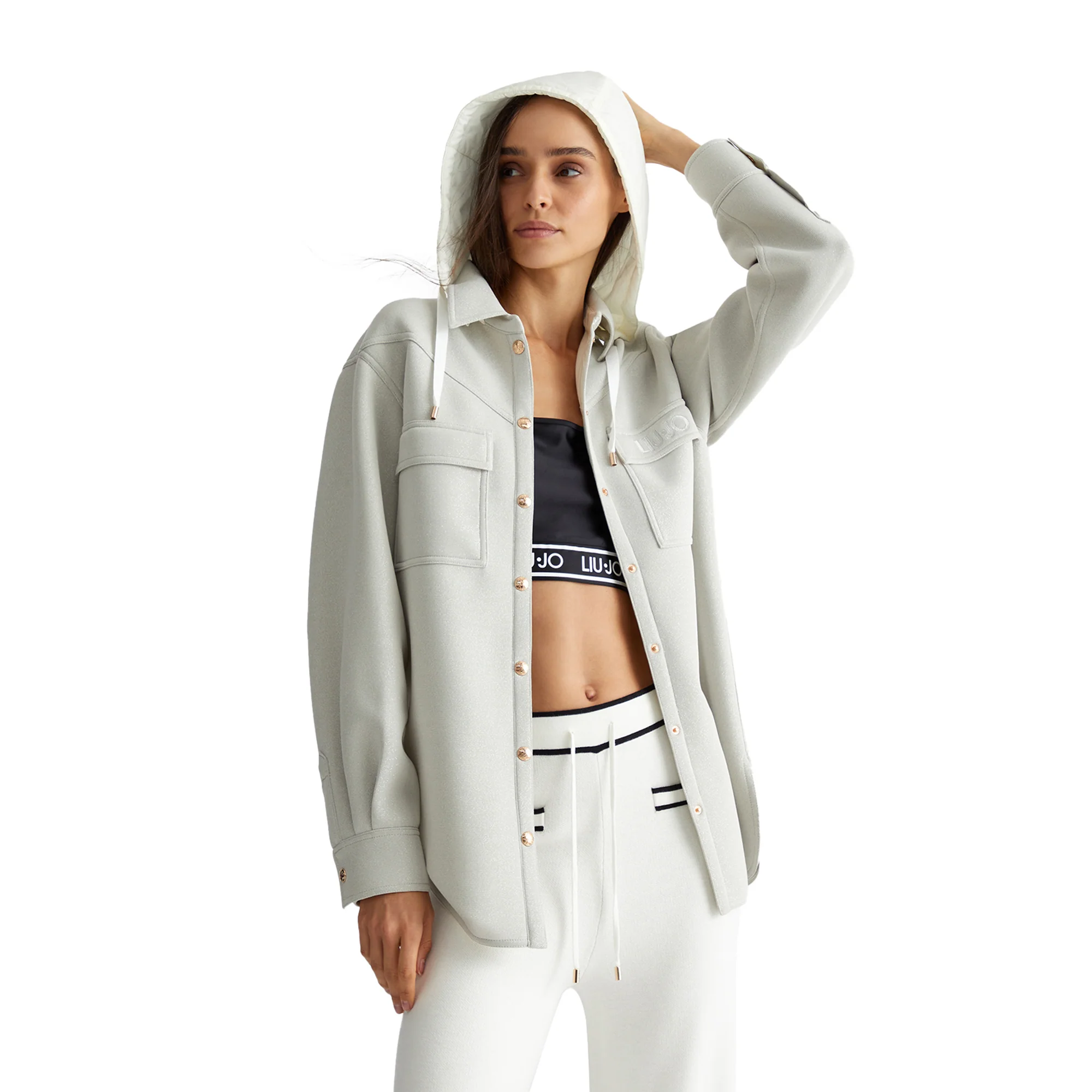 Giaccone Donna in scuba lurex - Image 2