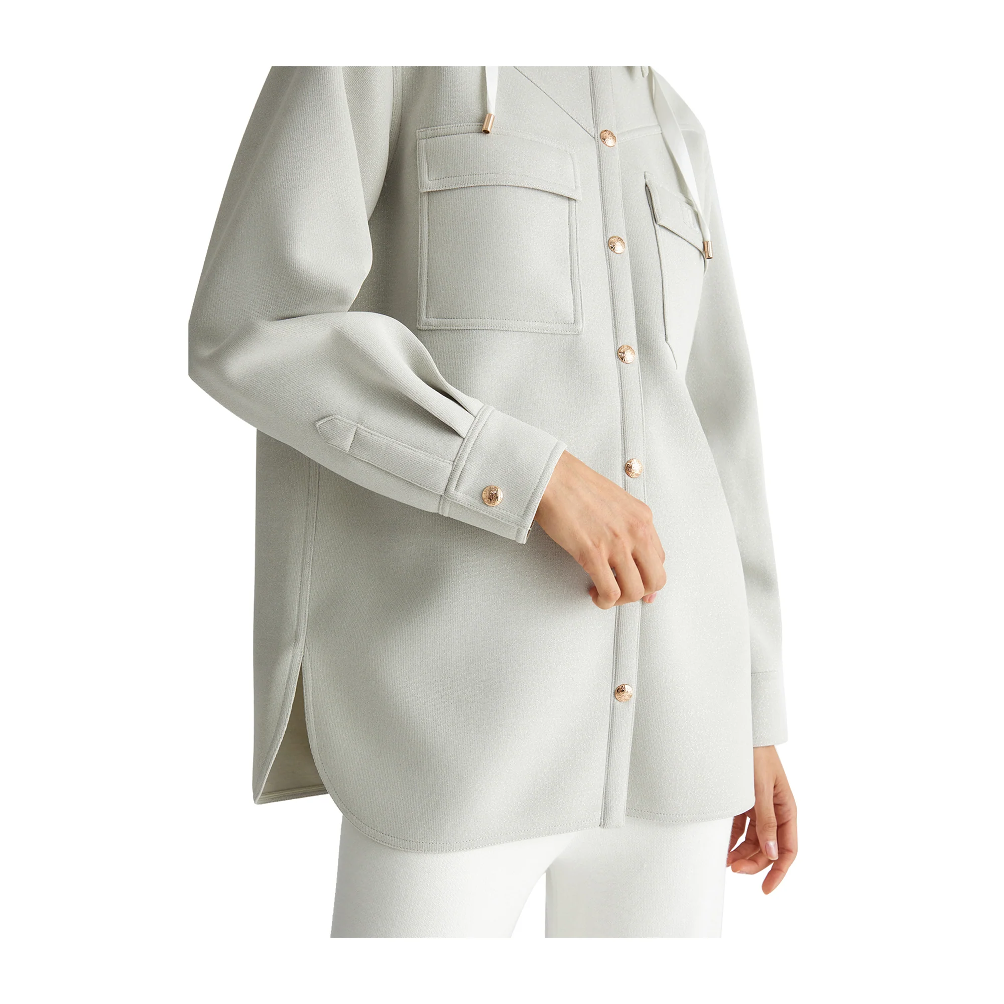 Giaccone Donna in scuba lurex - Image 5