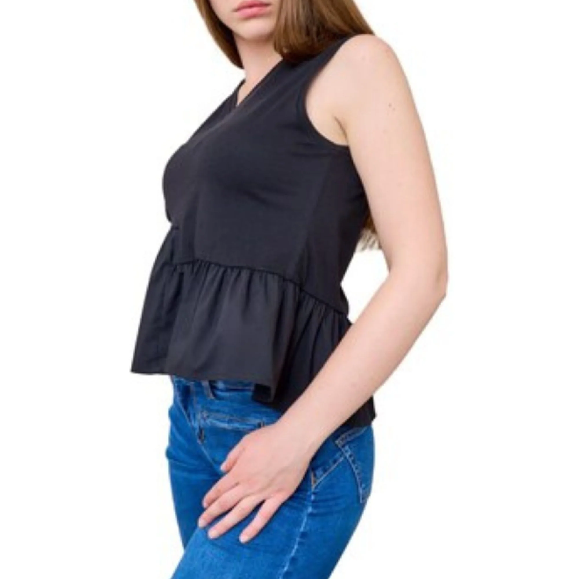 Top Donna con balza asimmetrica - Image 5
