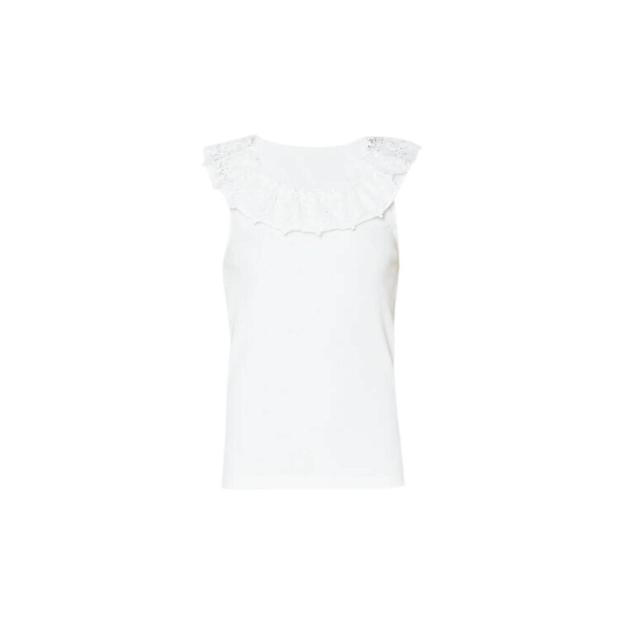 Top Donna con pizzo