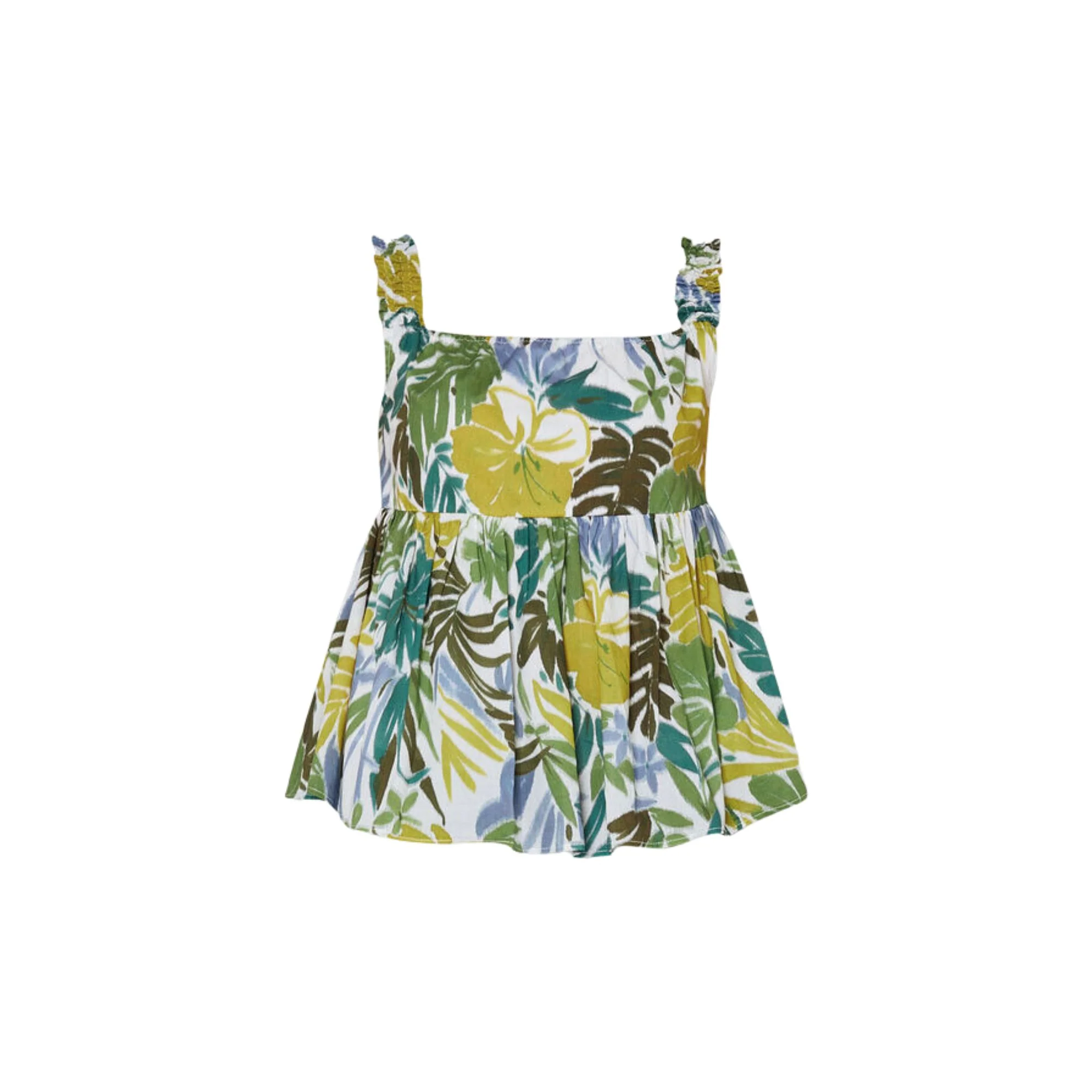 Top Donna con fantasia floreale