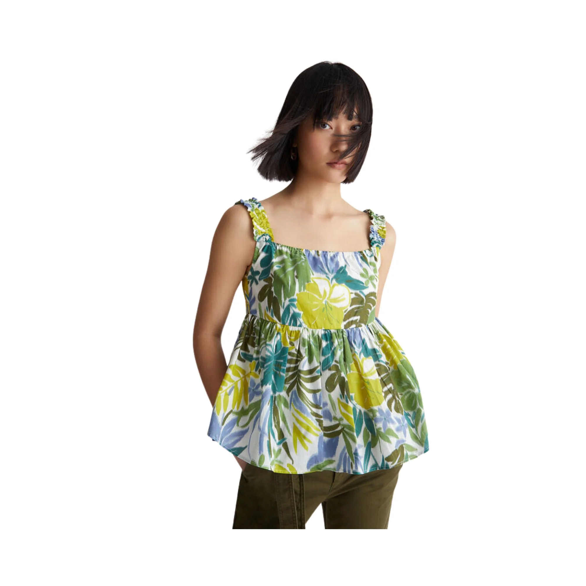Top Donna con fantasia floreale - Image 2