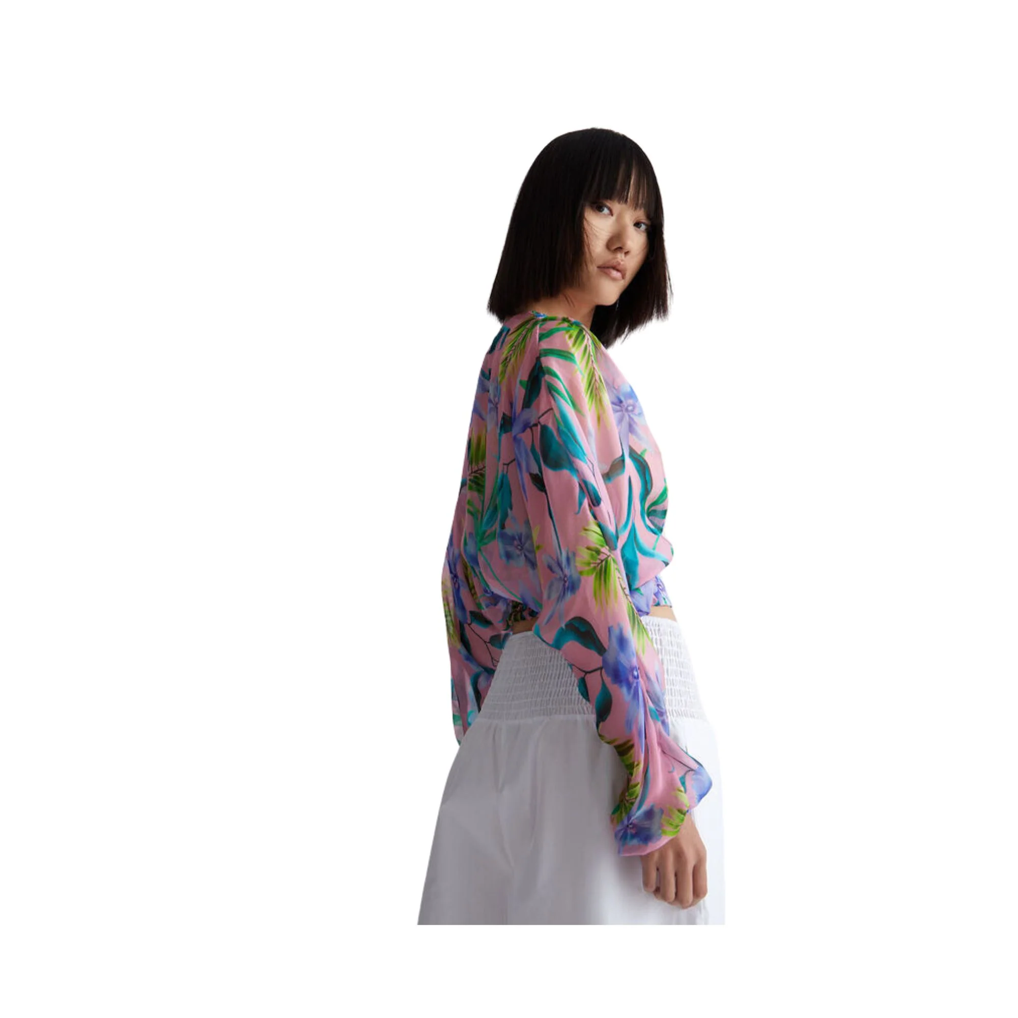 Blusa Donna con bottoni frontali - Image 3
