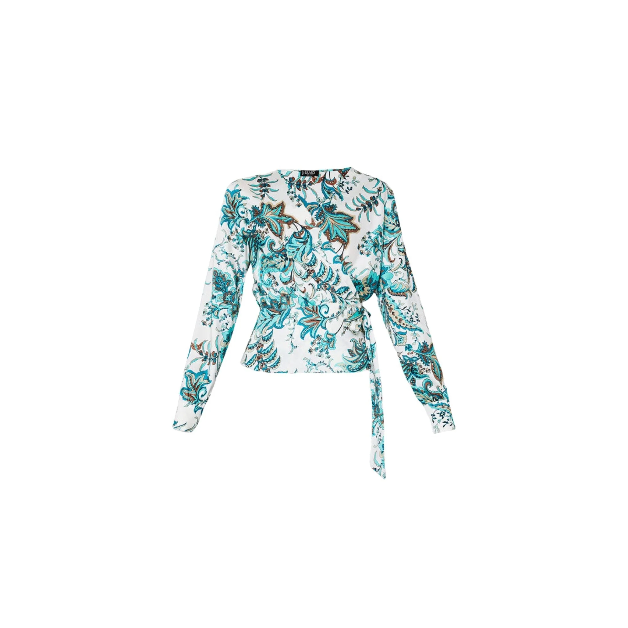 Blusa Donna incrociata a fantasia - Image 8