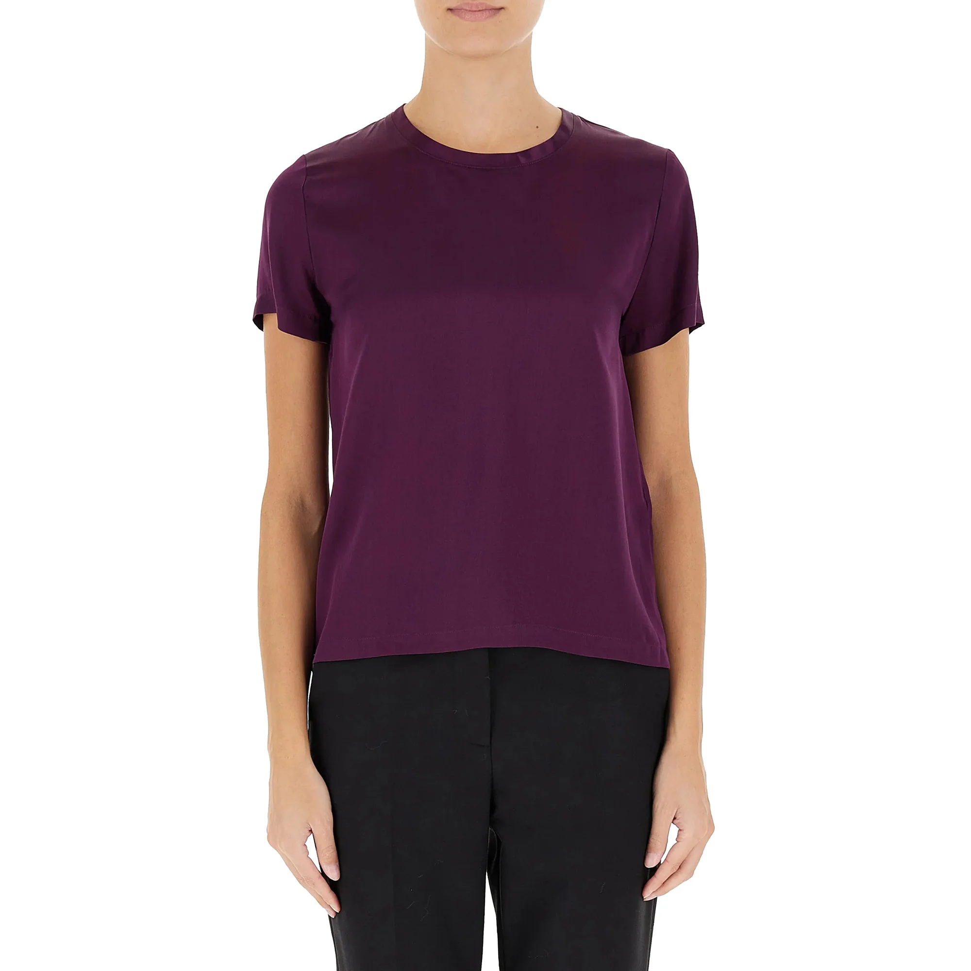 Blusa Donna in misto seta Viola