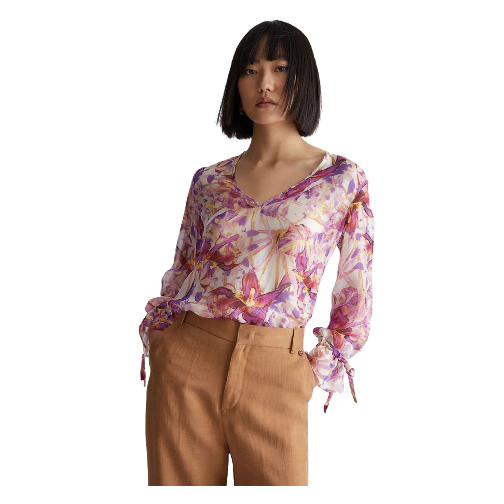 Blusa Donna con fantasia floreale - Image 7