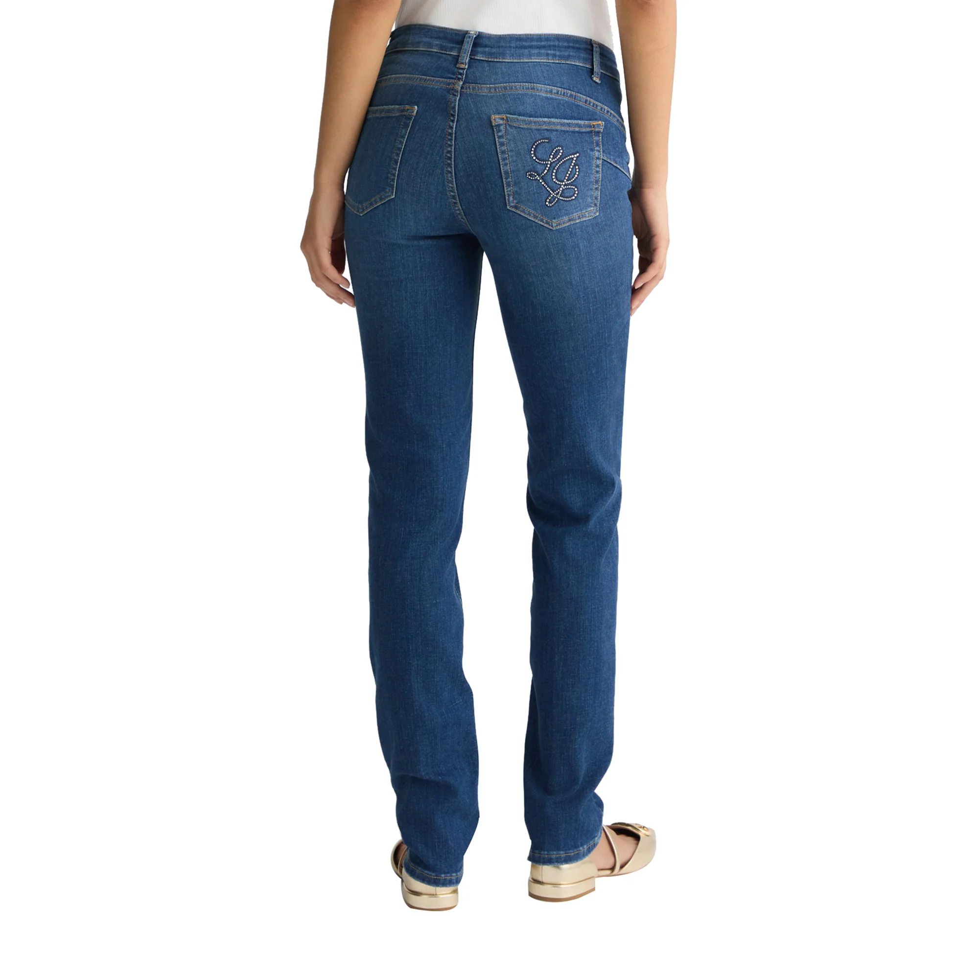 Jeans Donna Skinny Bottom up - Image 3