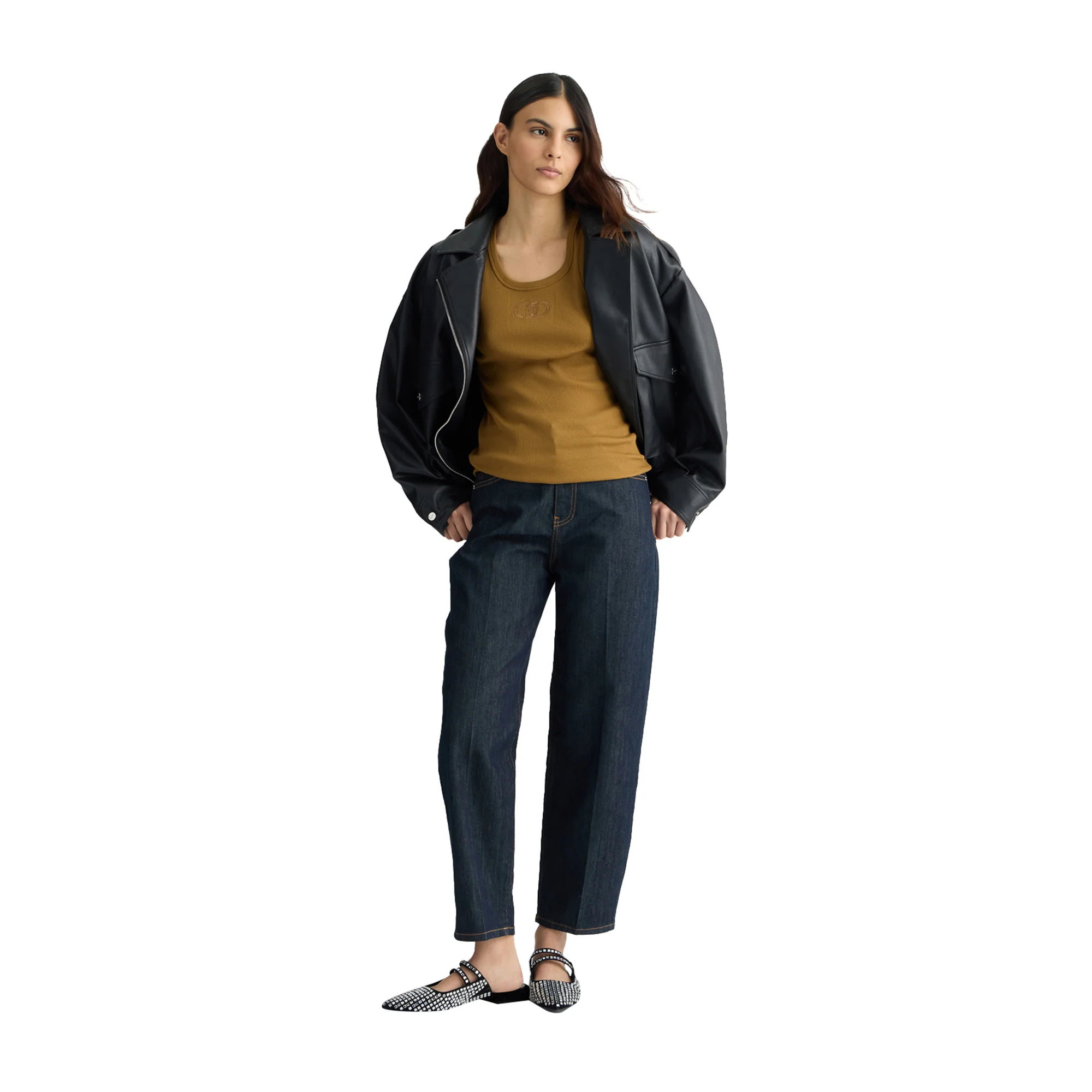 Jeans Donna carrot fit a vita alta - Image 5