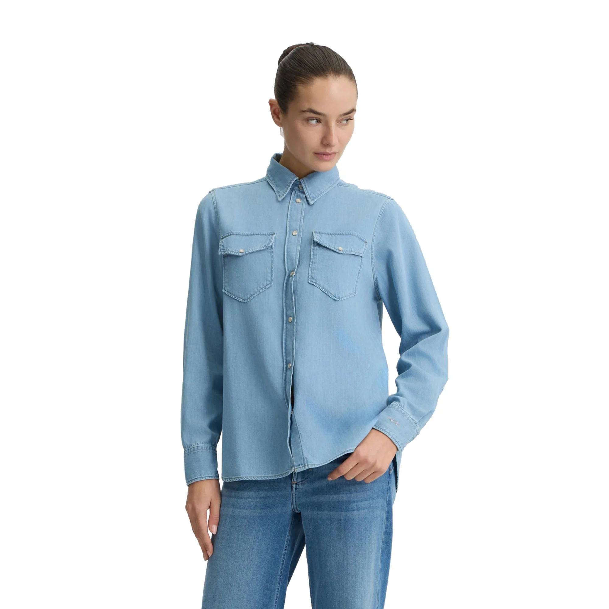 Camicia Donna in denim di misto cotone - Image 2