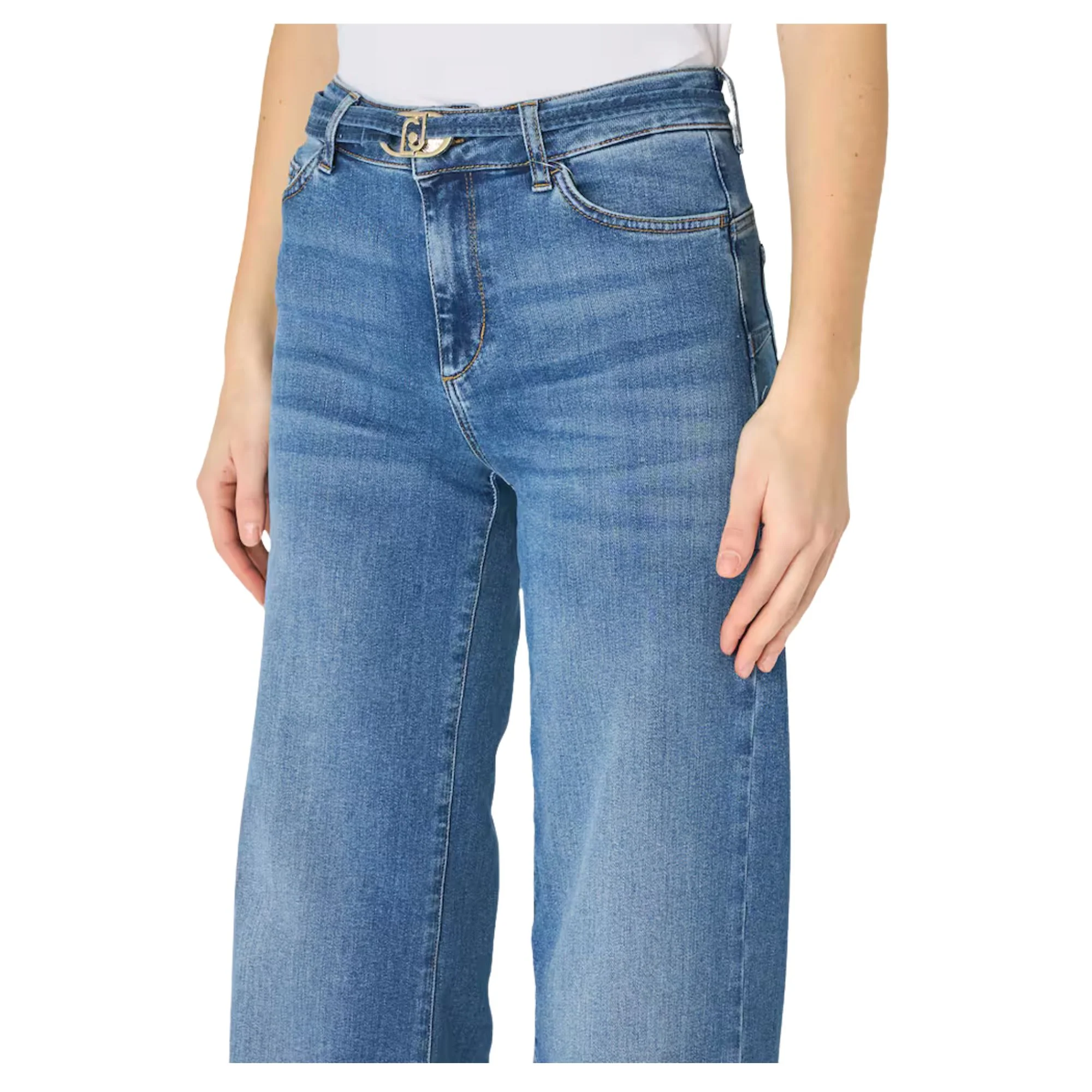 Jeans Donna Flare con cintura - Image 3