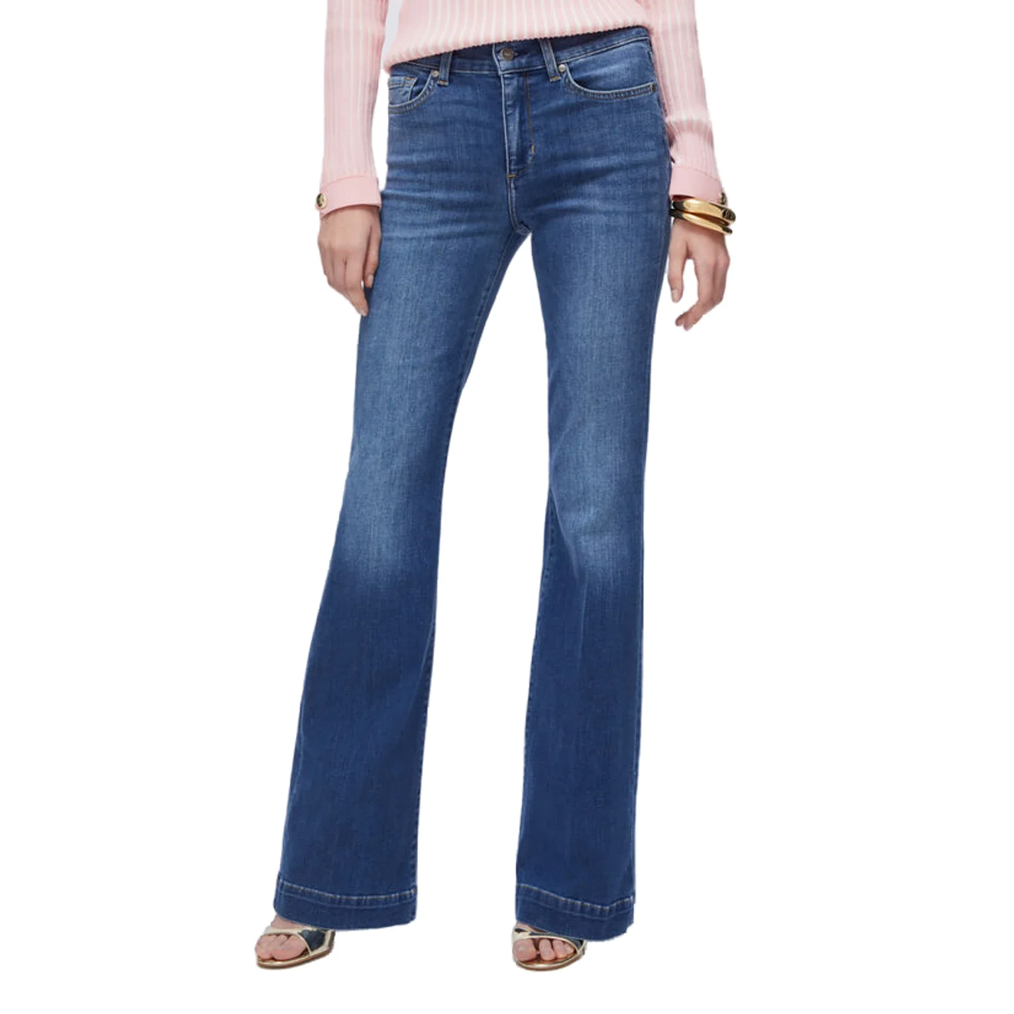 Jeans Donna bootcut a vita alta - Image 2