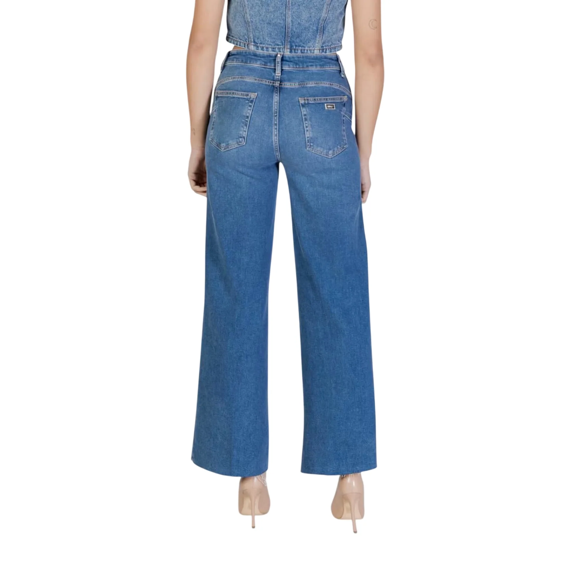 Jeans a gamba dritta blu - Image 2
