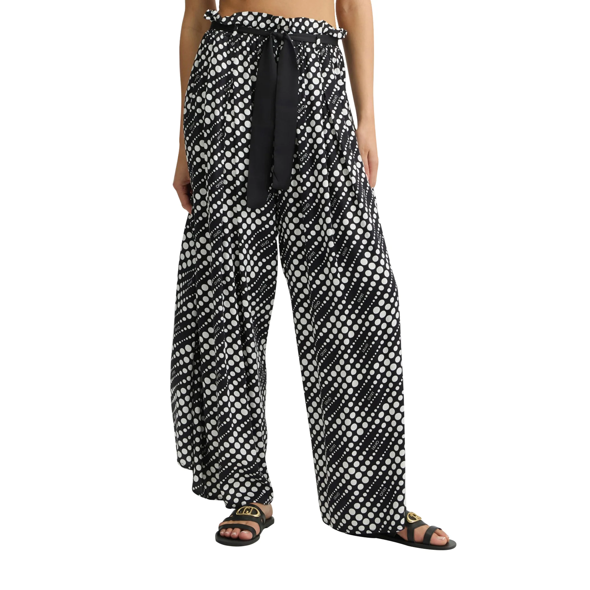 Pantaloni Donna con stampa a pois - Image 2