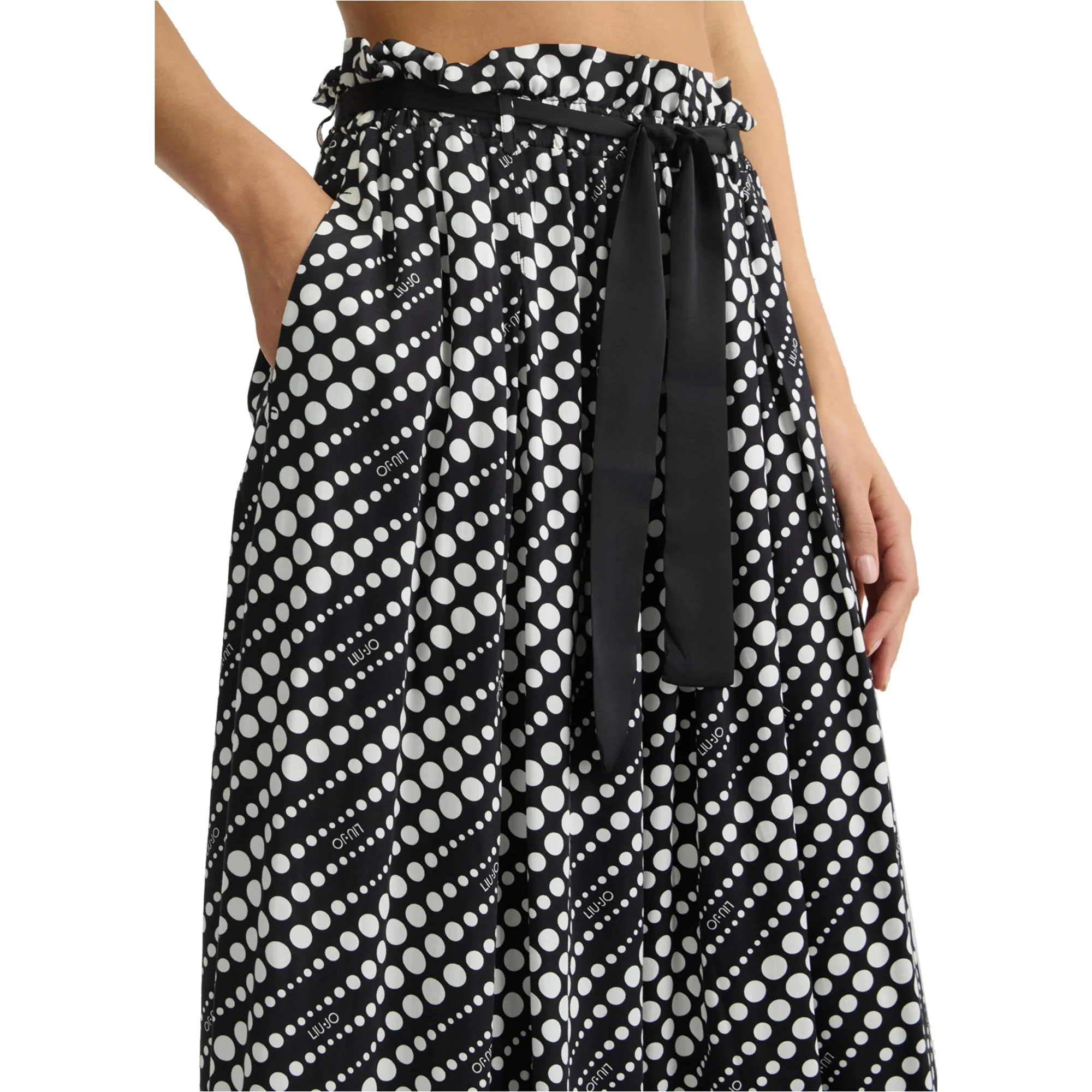 Pantaloni Donna con stampa a pois - Image 4