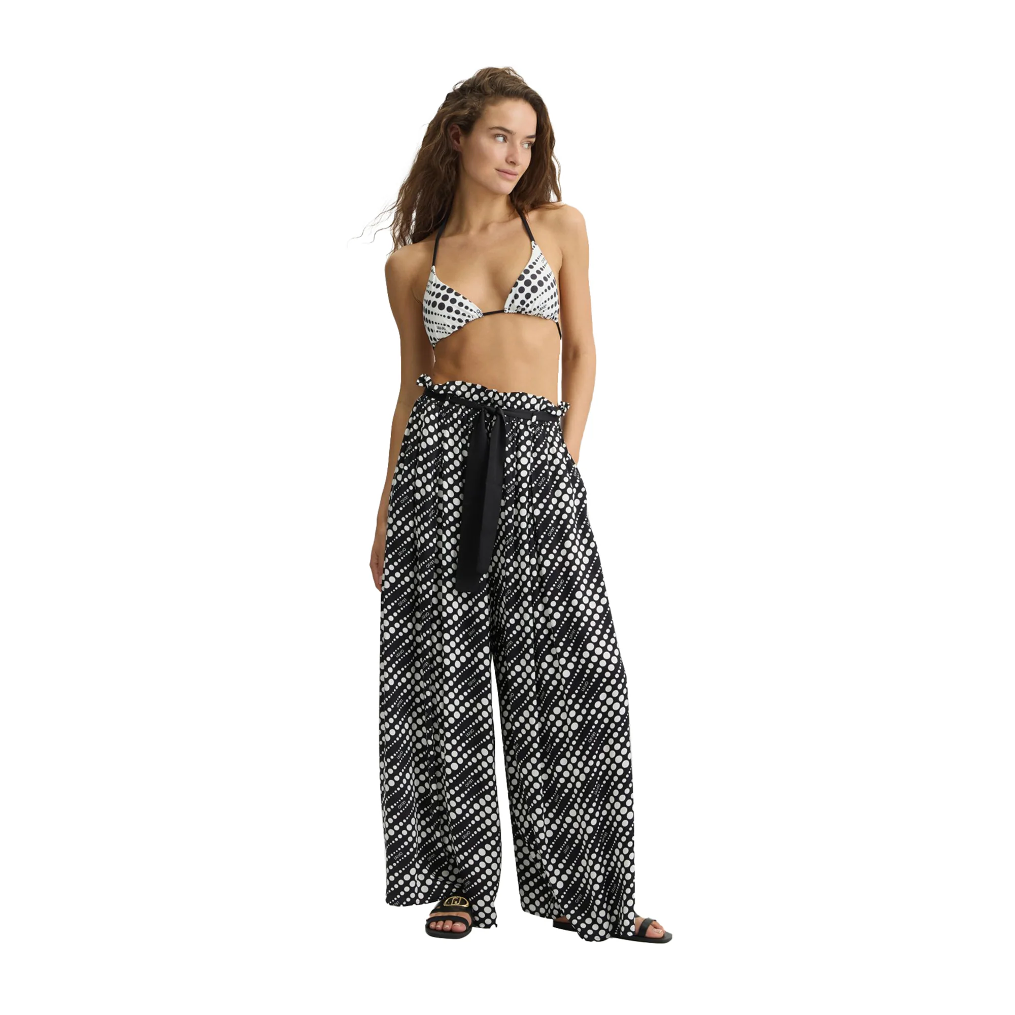 Pantaloni Donna con stampa a pois - Image 5