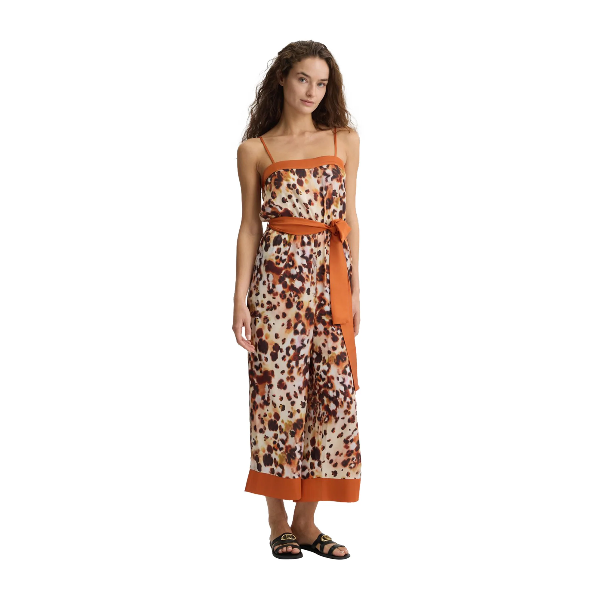 Tuta intera Donna in raso stampato animalier - Image 2