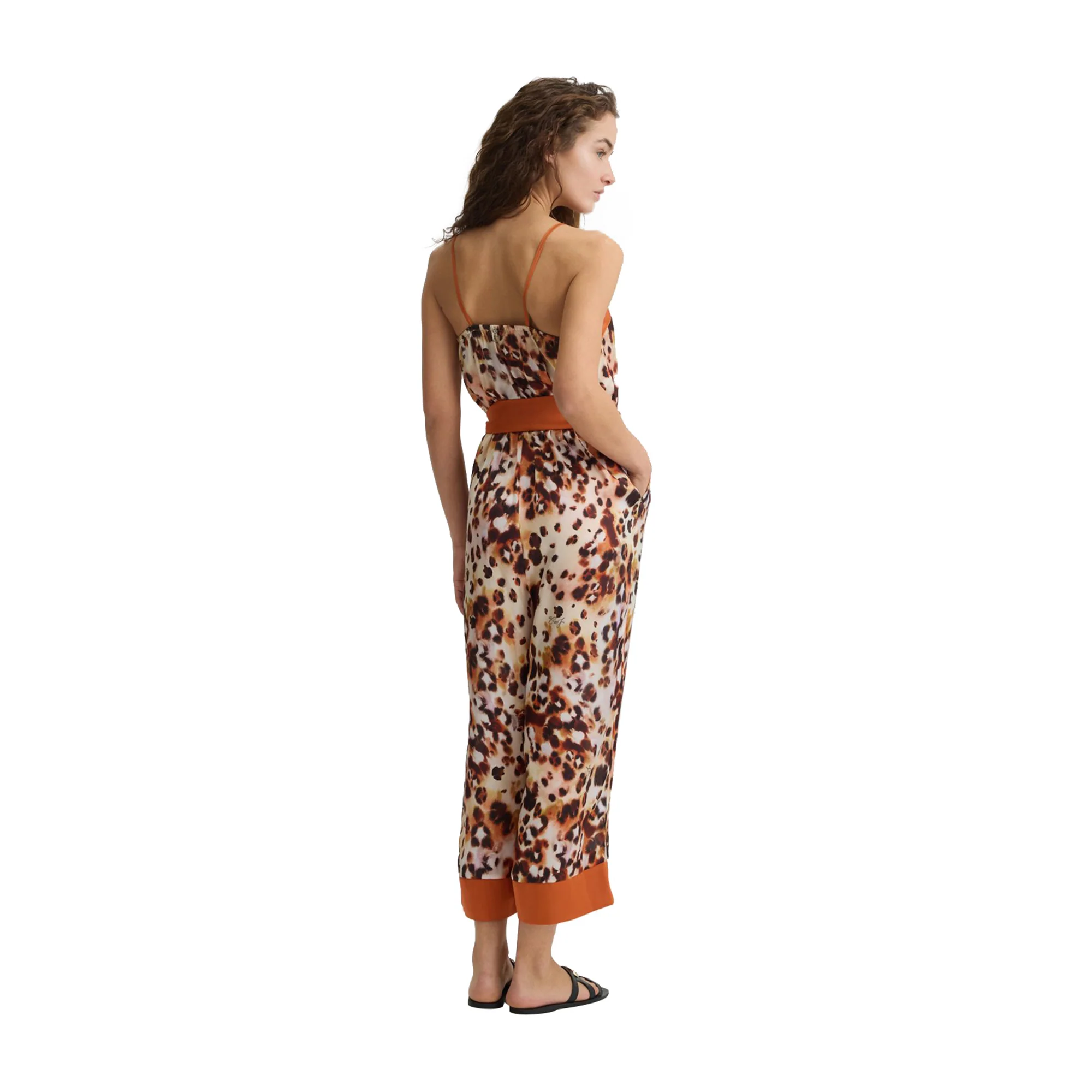 Tuta intera Donna in raso stampato animalier - Image 3