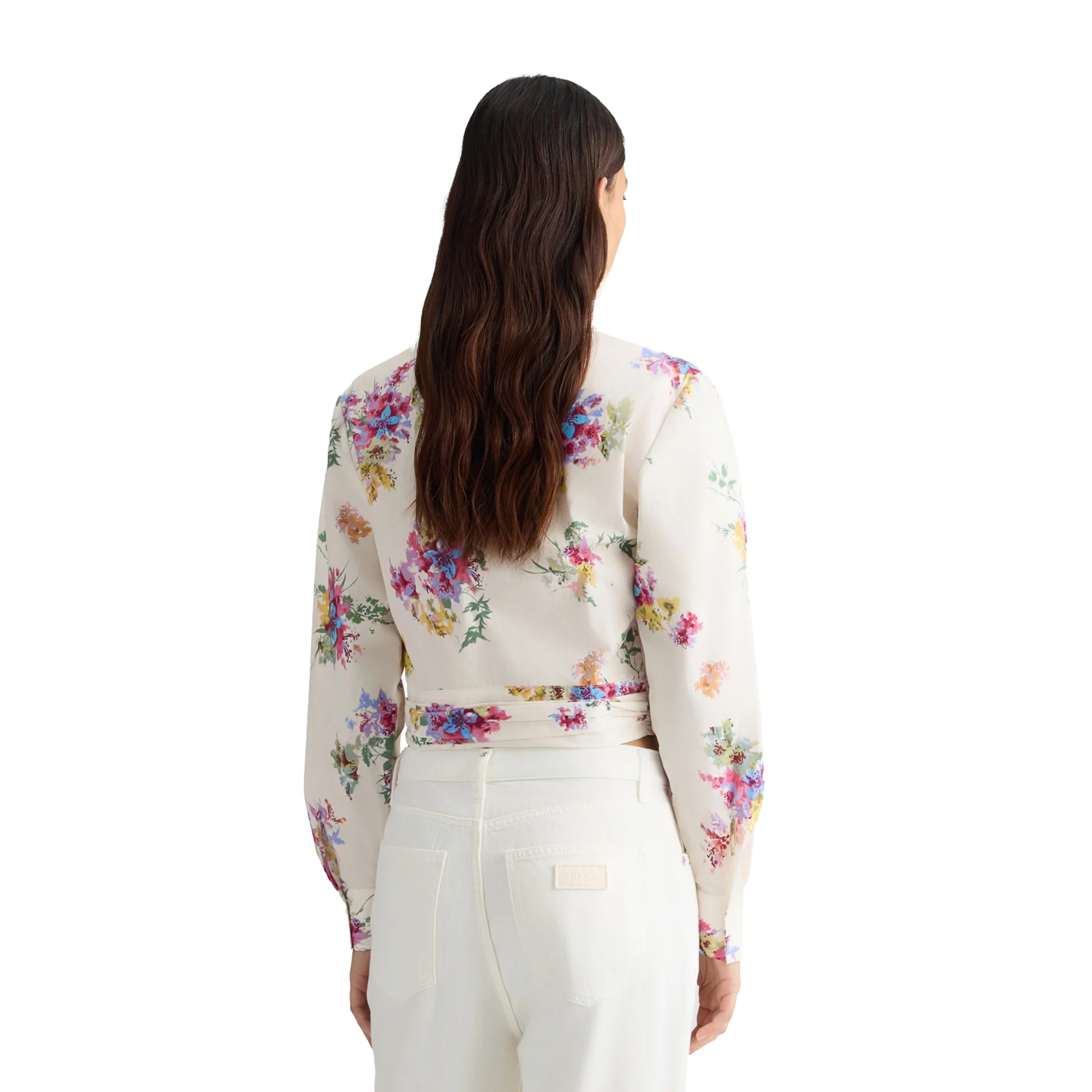 Camicia Donna cropped floreale - Image 3
