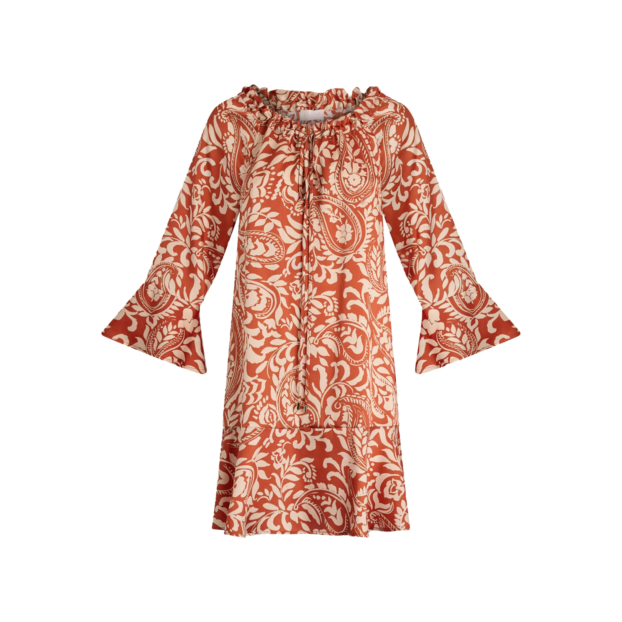 Abito corto Donna in twill stampato