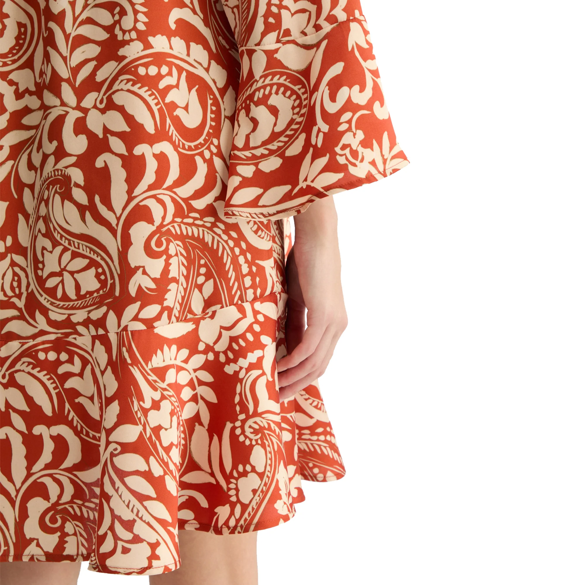 Abito corto Donna in twill stampato - Image 4