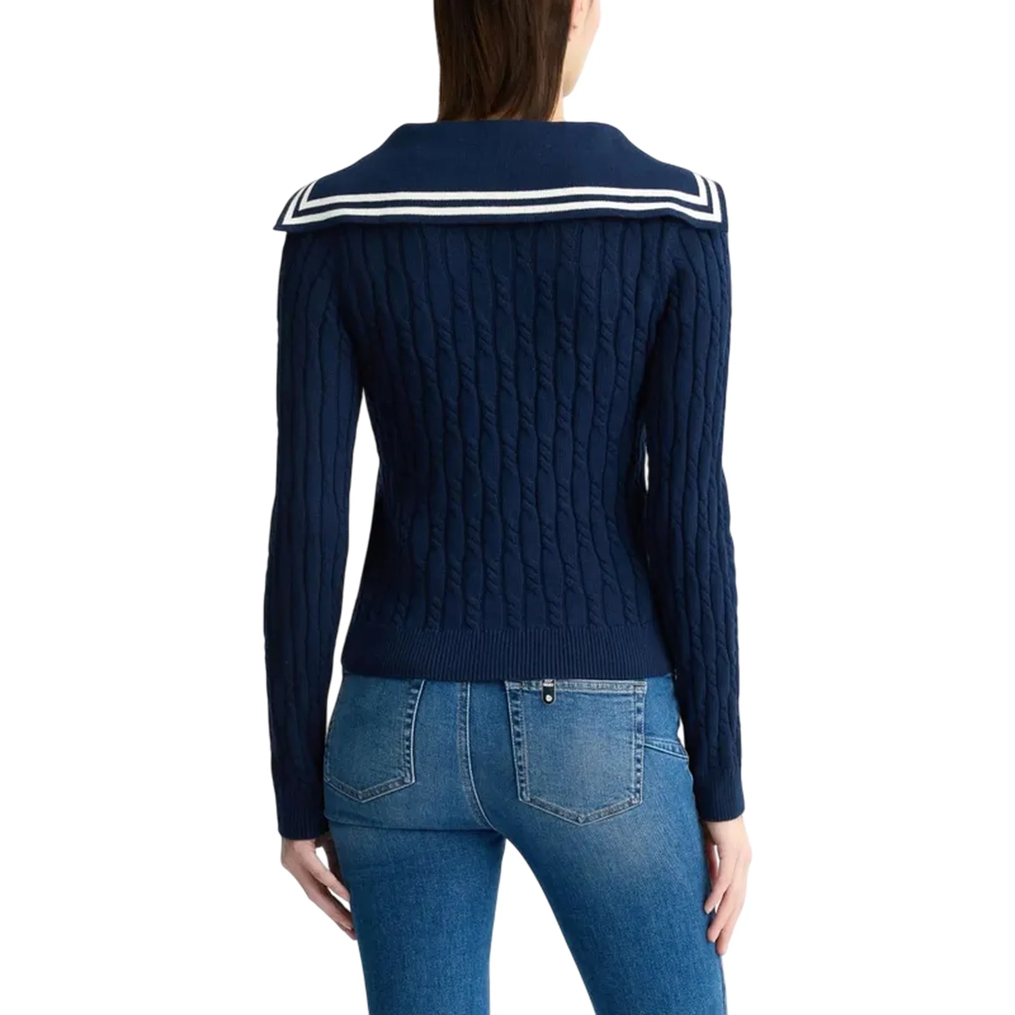 Cardigan Donna con colletto alla marinara - Image 3