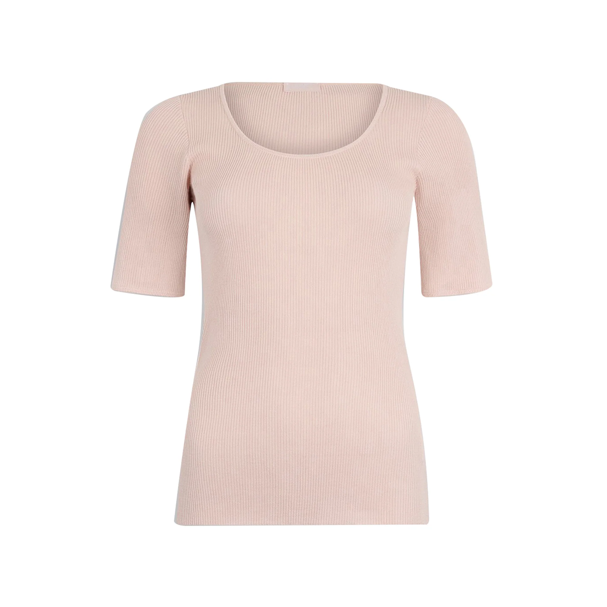 Top Donna con inserti in tulle Rosa chiaro