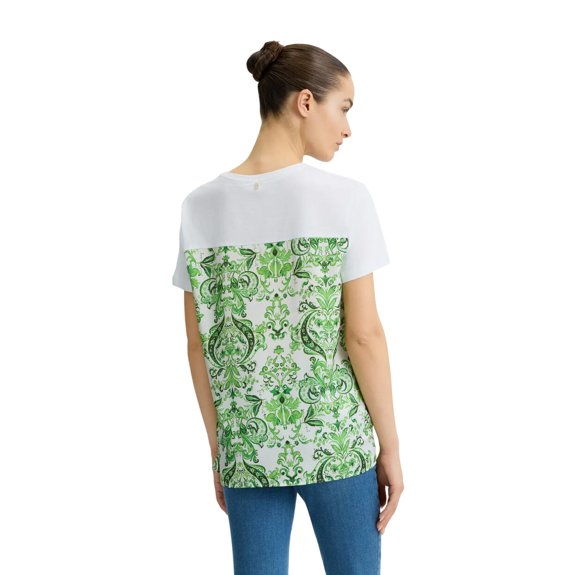 T-shirt Donna con dettaglio stampato Verde - Image 2