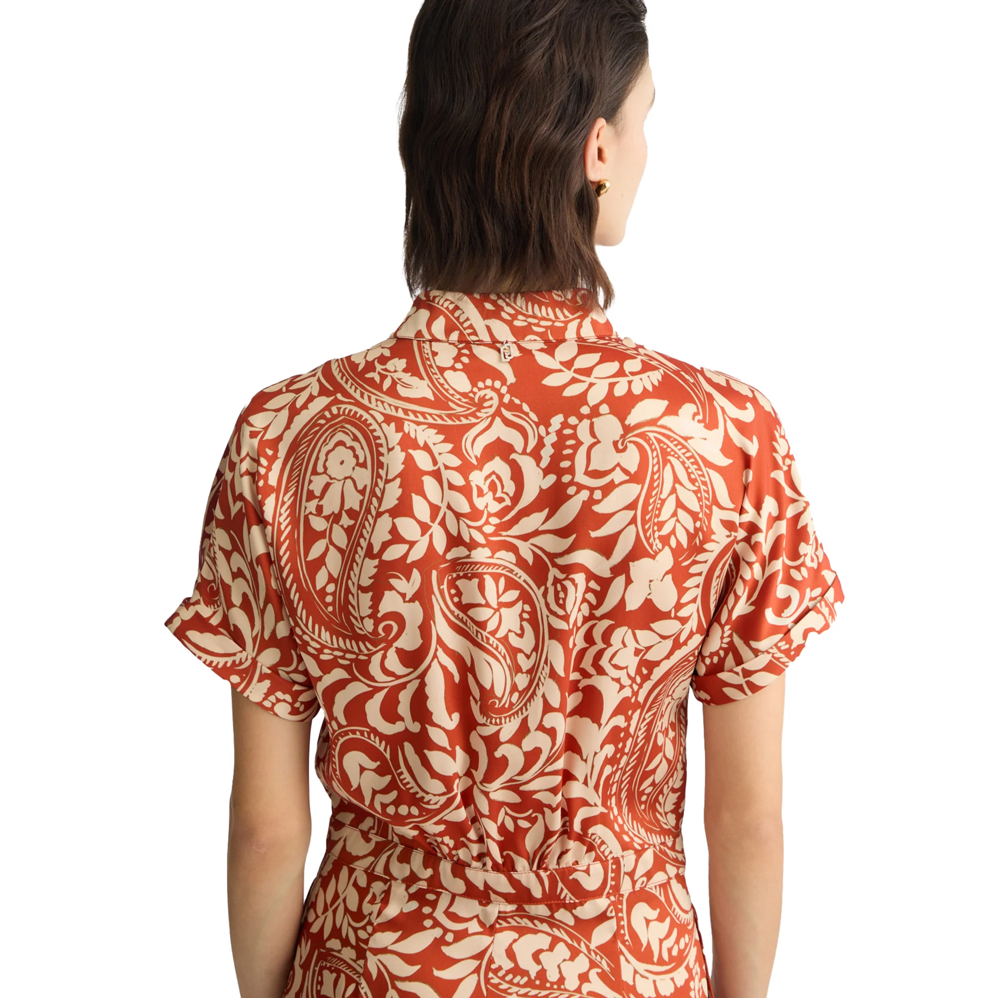 Tuta Donna intera in twill stampato - Image 4