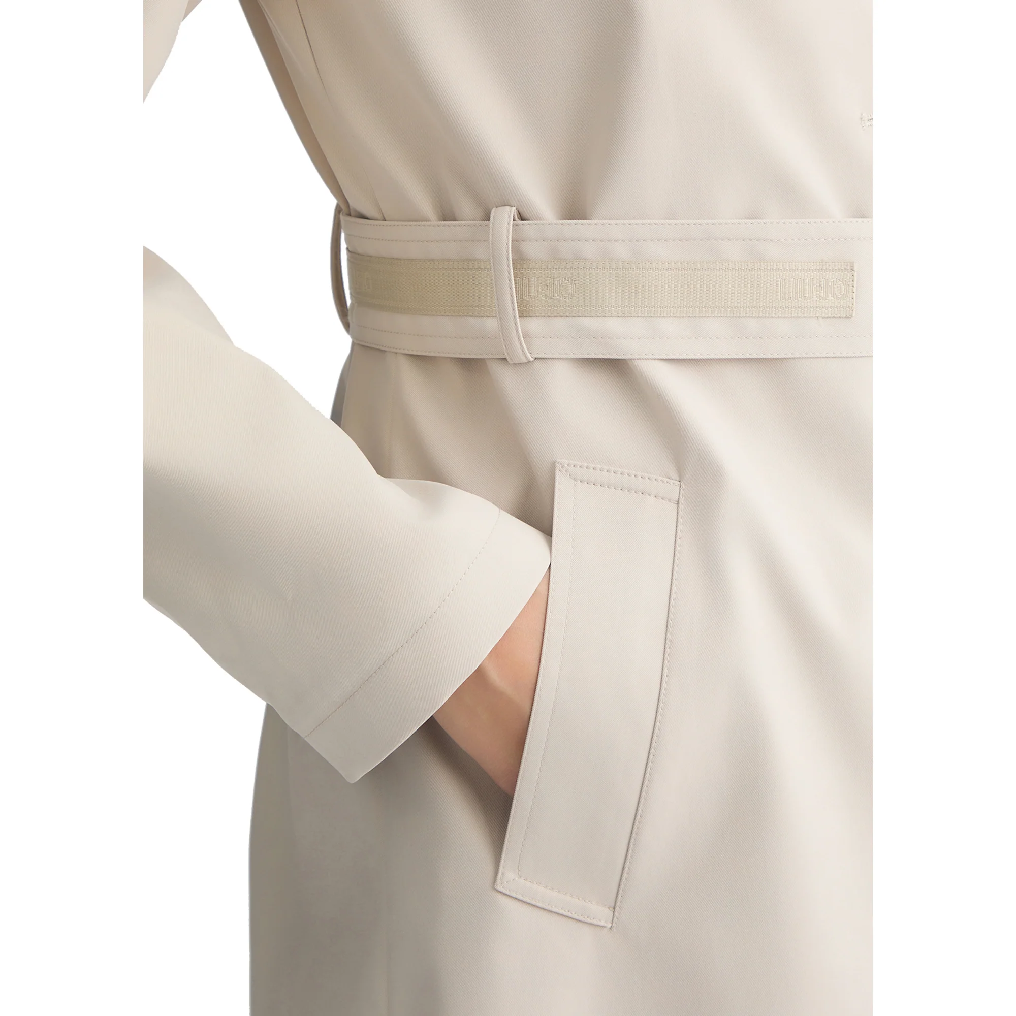 Trench Donna con cintura Beige - Image 4