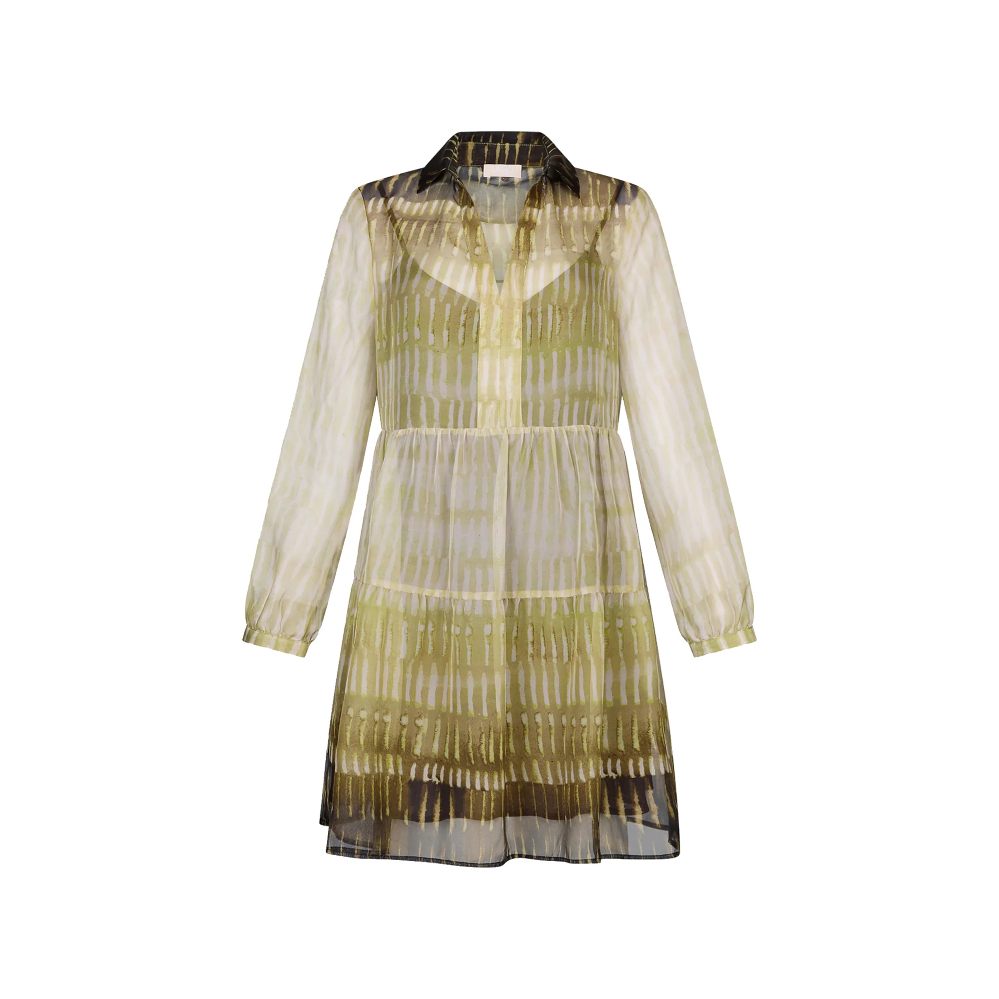 Abito corto Donna in chiffon stampato