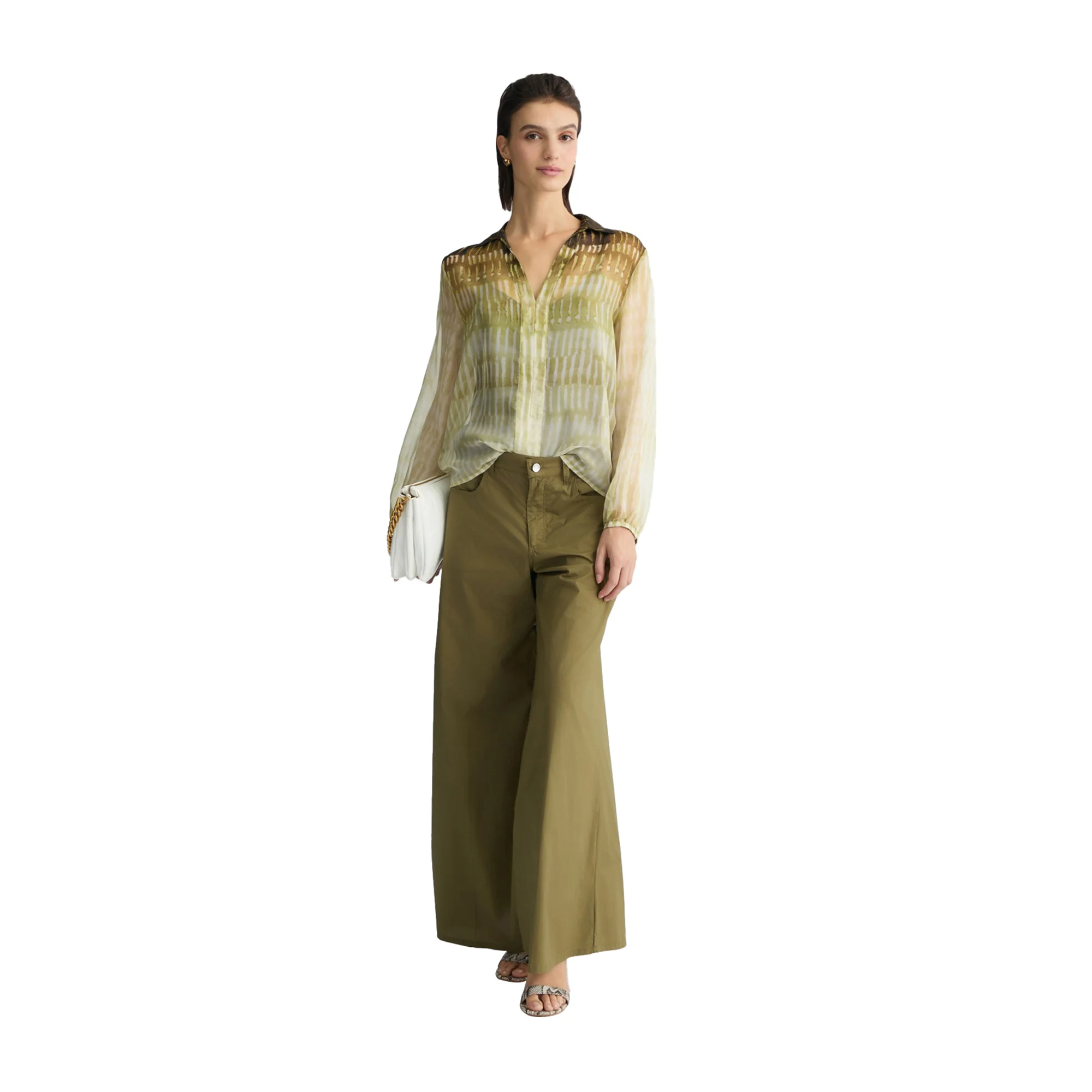 Blusa Donna in chiffon stampato - Image 5