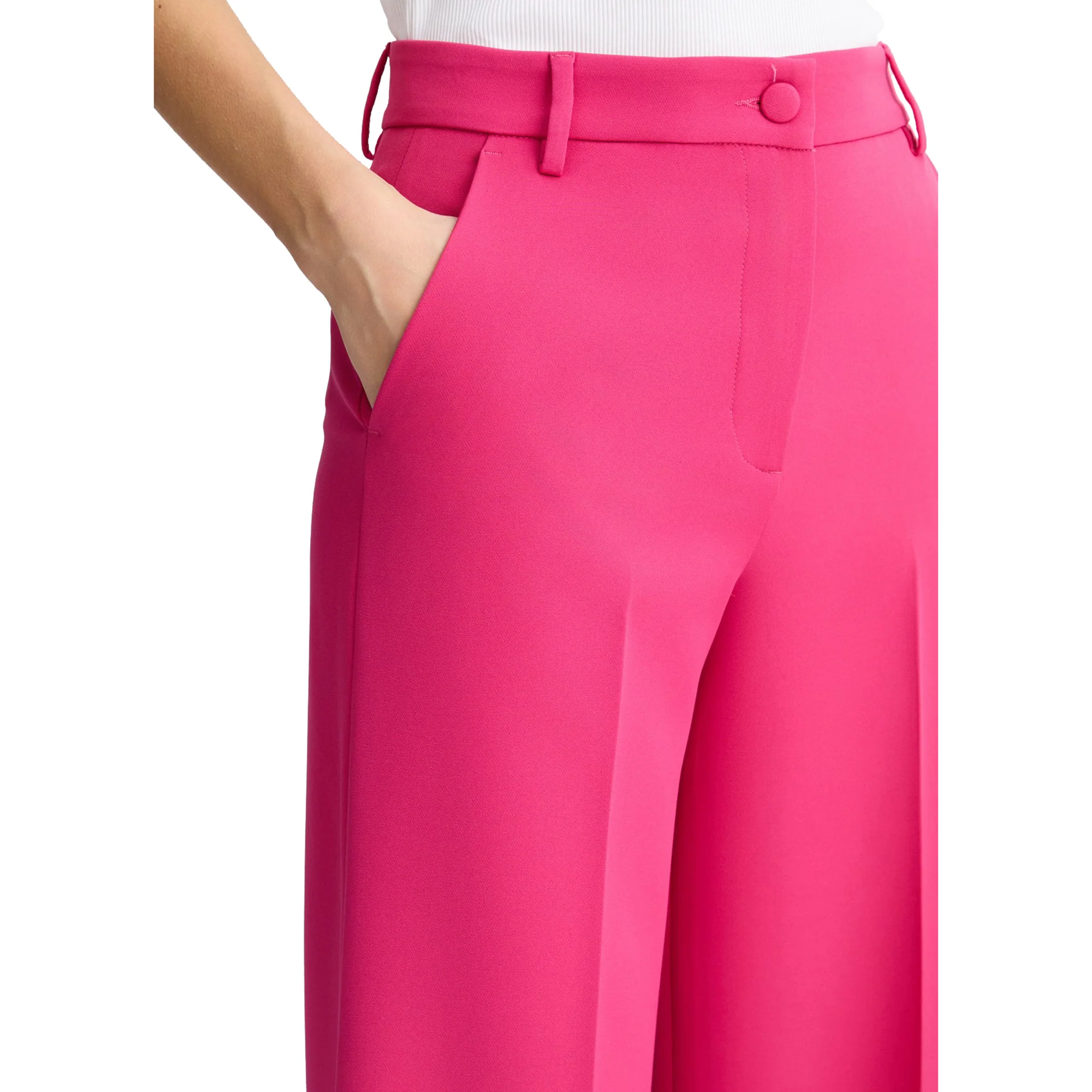 Pantaloni Donna a palazzo fucsia - Image 4