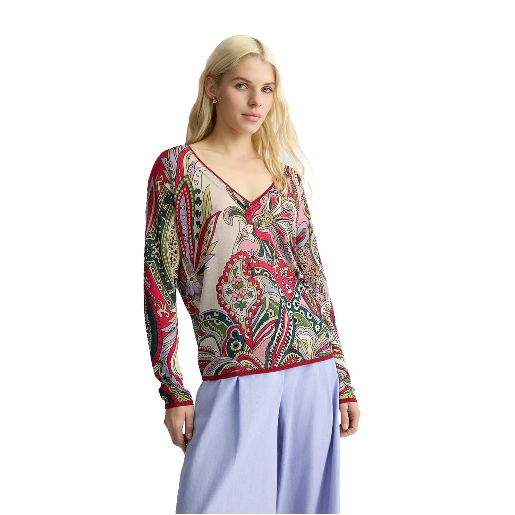 Maglia Donna con stampa foulard - Image 2