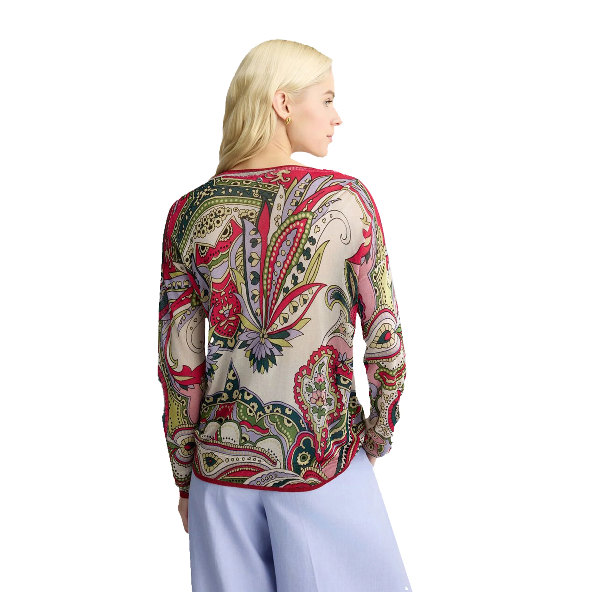 Maglia Donna con stampa foulard - Image 3