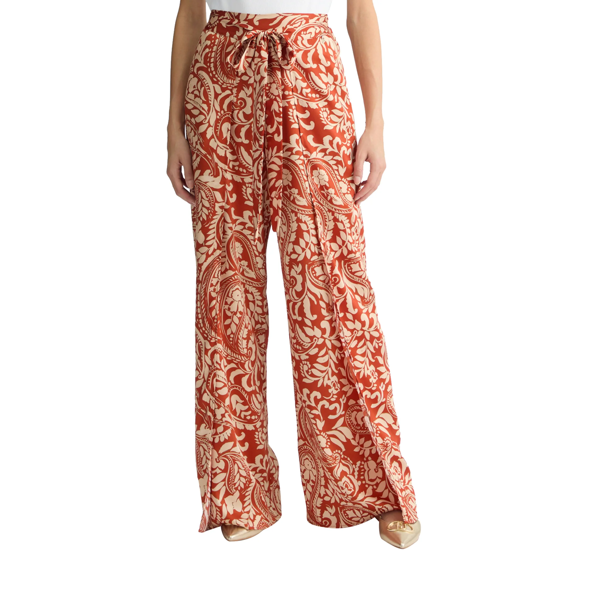 Pantaloni Donna con Stampa paisley all over - Image 2