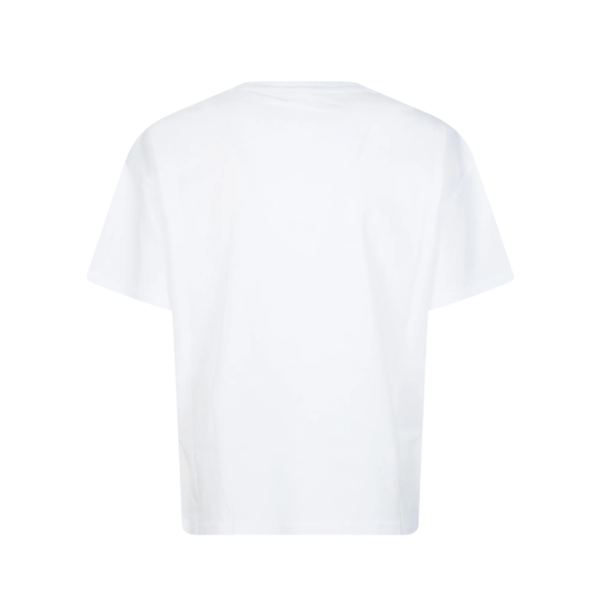 T-shirt bianca con stampa "Naughty club" 100% cotone - Image 2