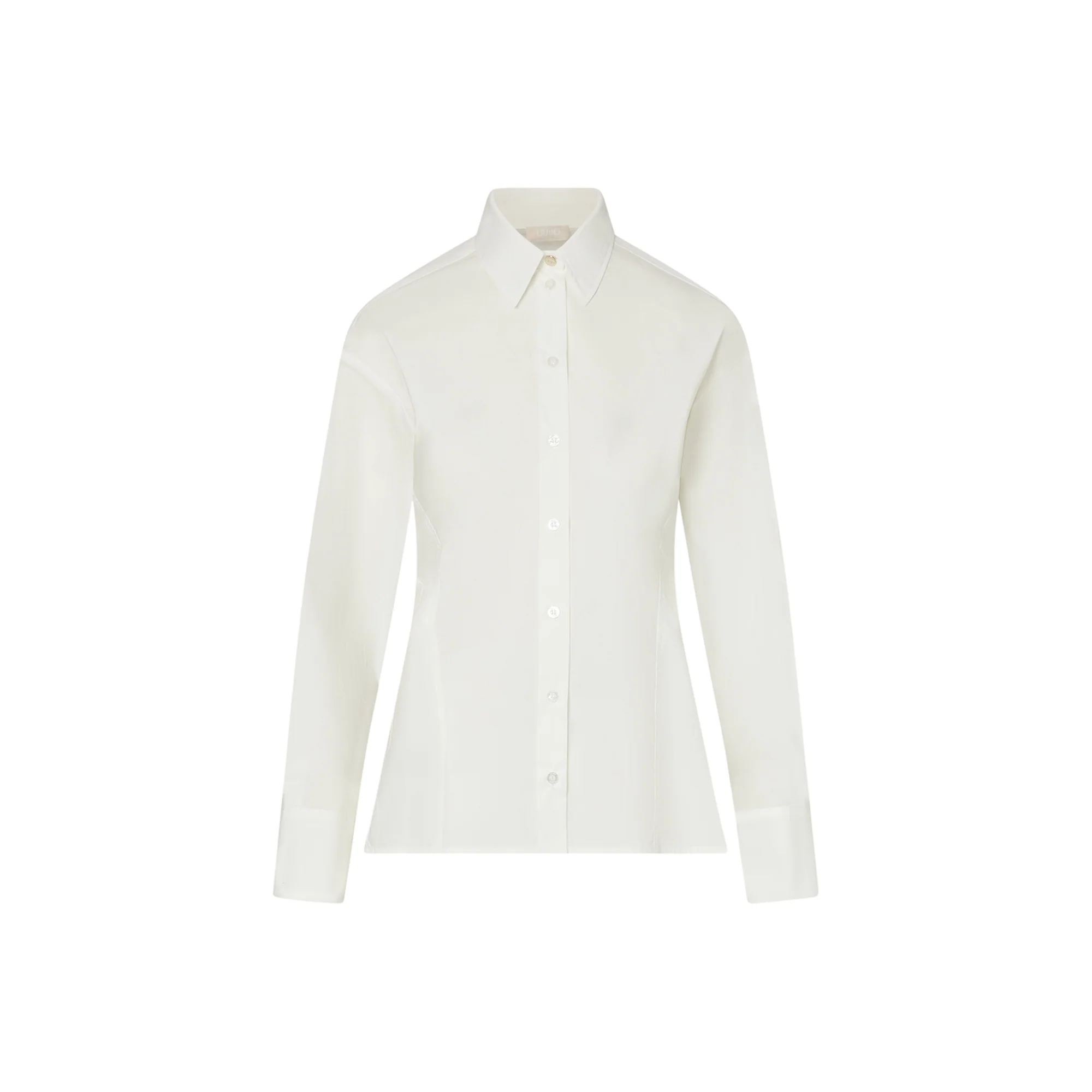 Camicia di cotone cut out con fiocco