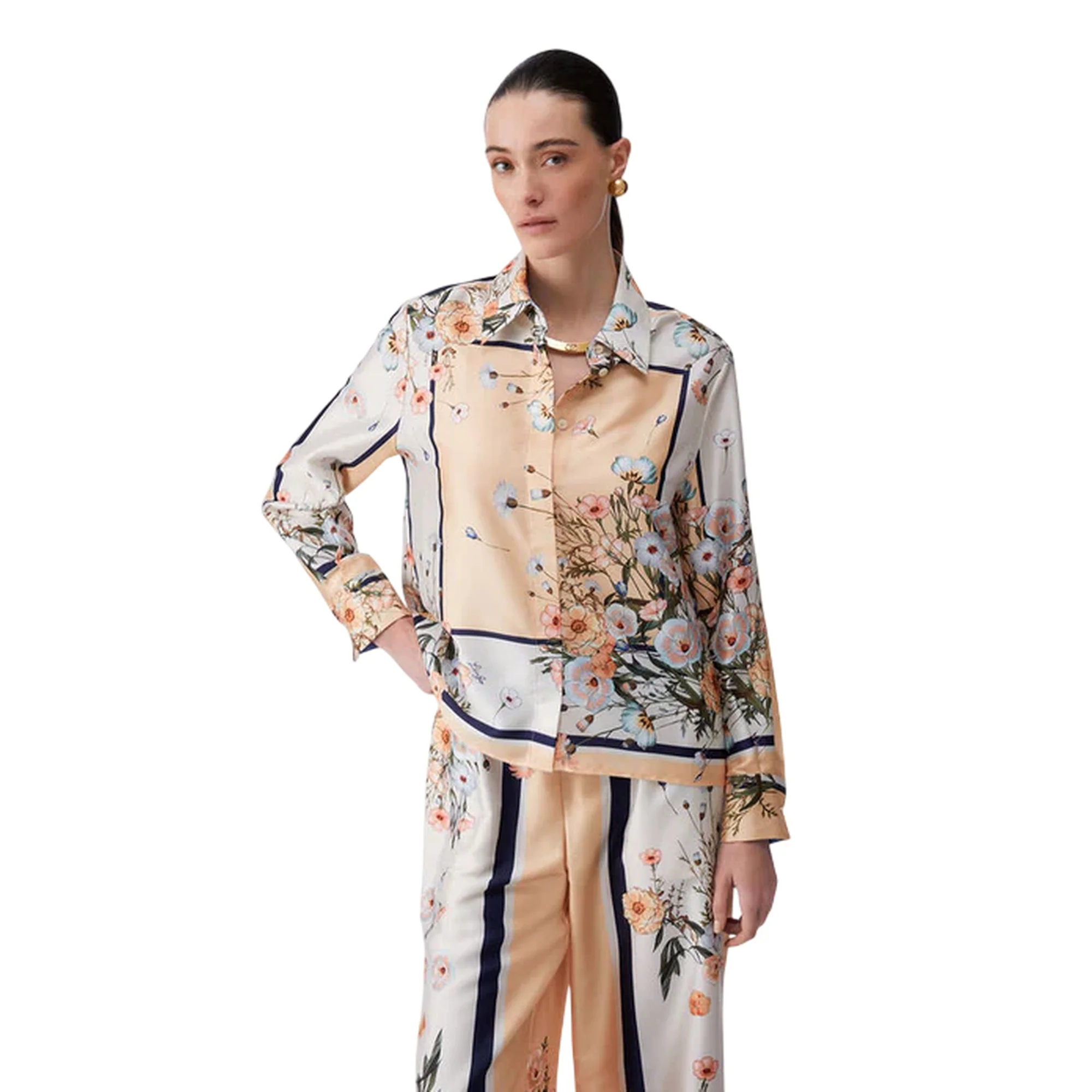 Camicia da donna con stampa floreale - Image 2