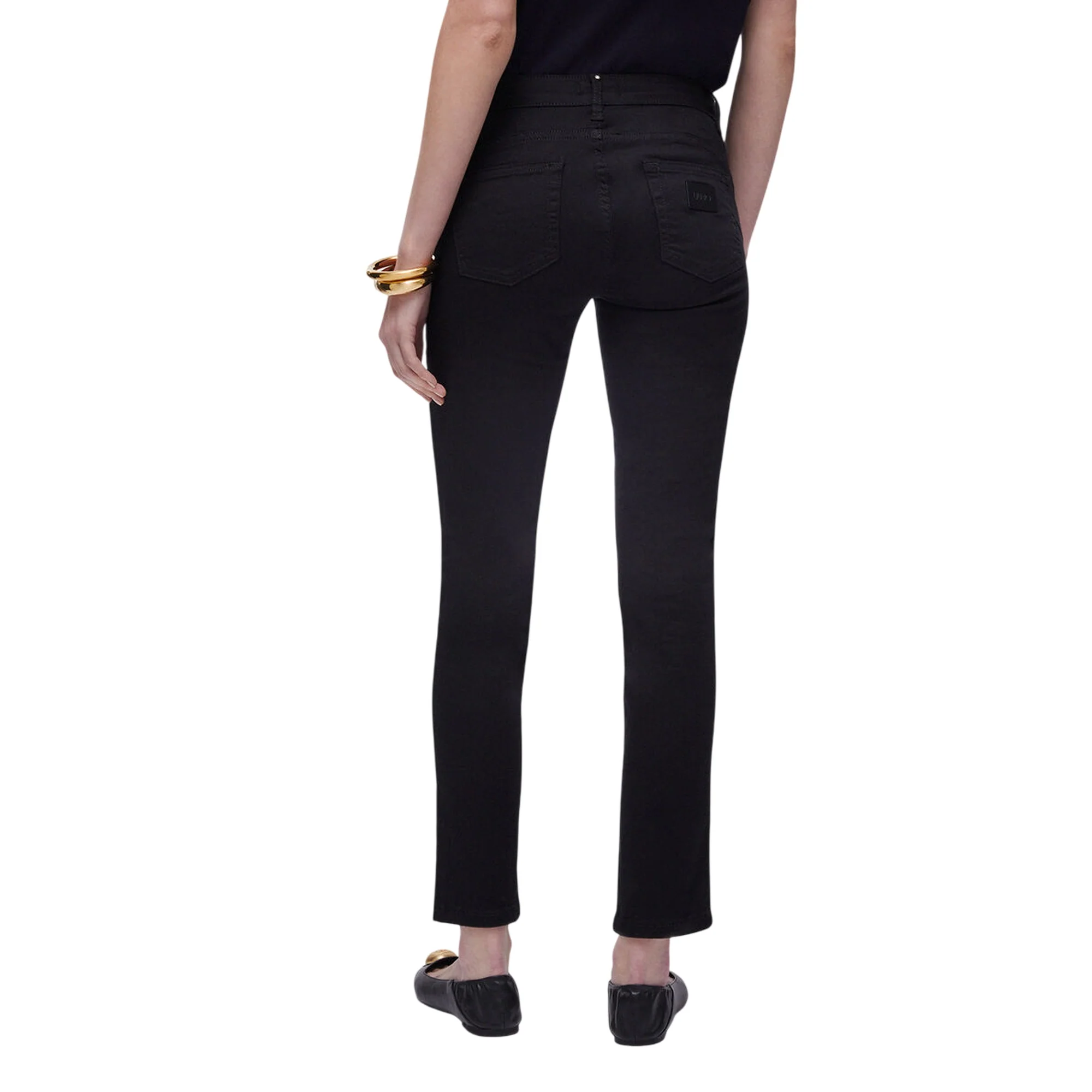 Jeans neri skinny da donna - Image 2