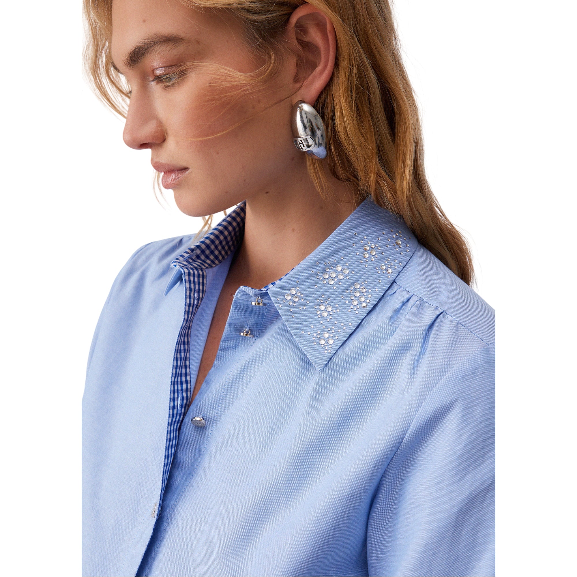 Camicia Donna a mezza manica con applicazioni - Image 4