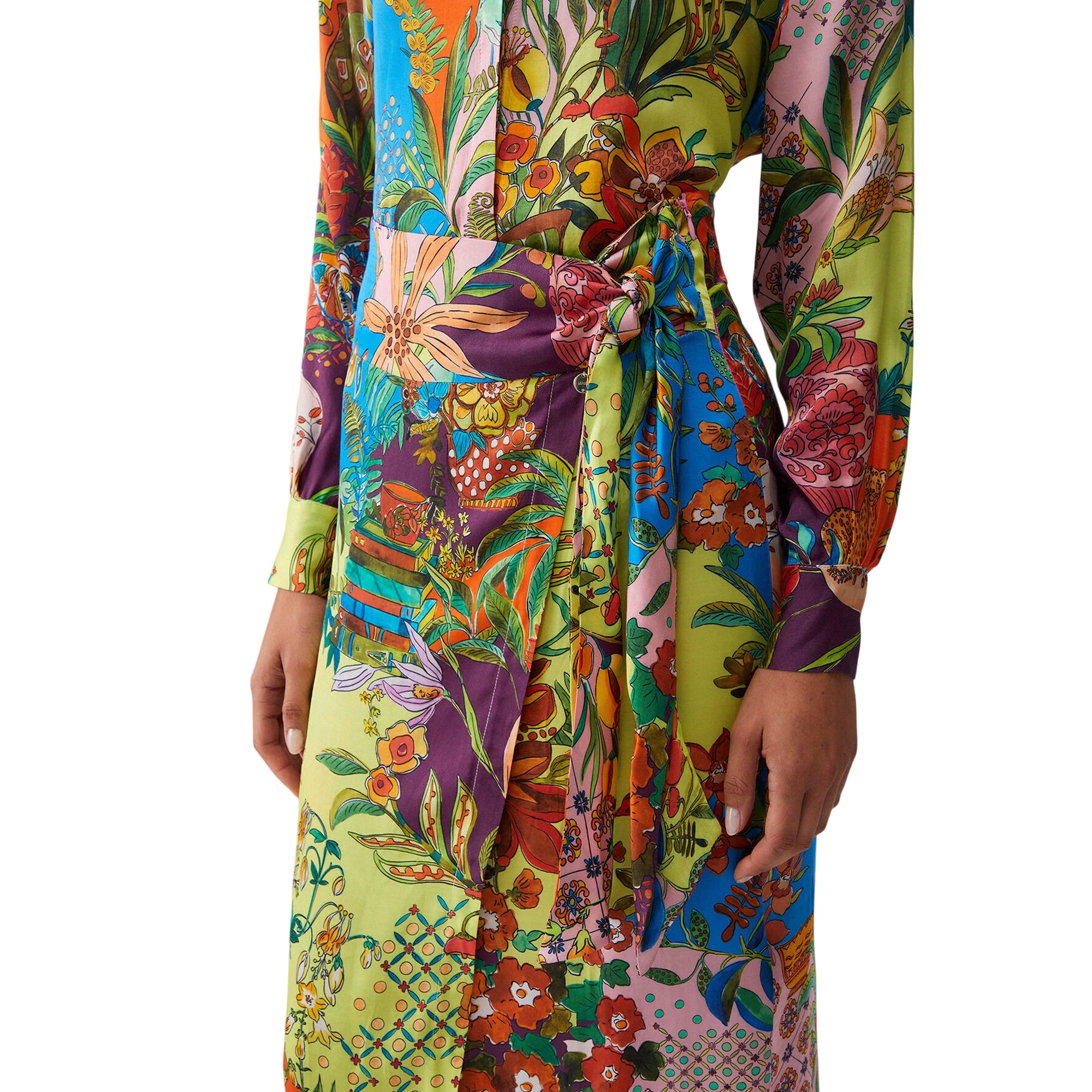 Gonna midi con fantasia multicolore - Image 6