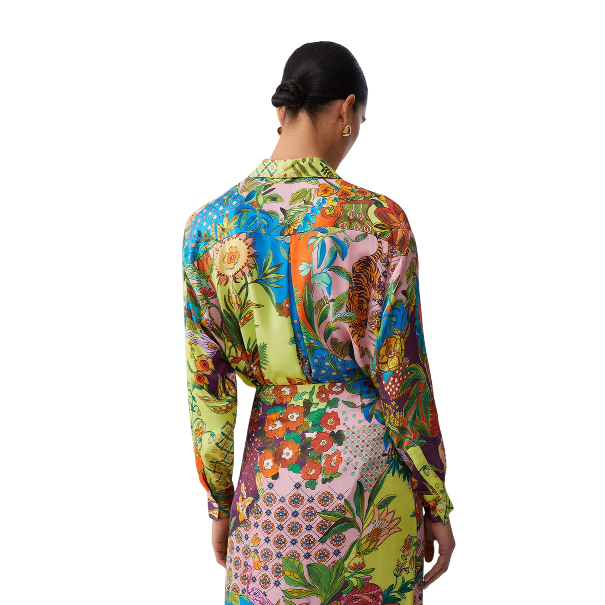 Camicia con stampa multicolore all-over - Image 3