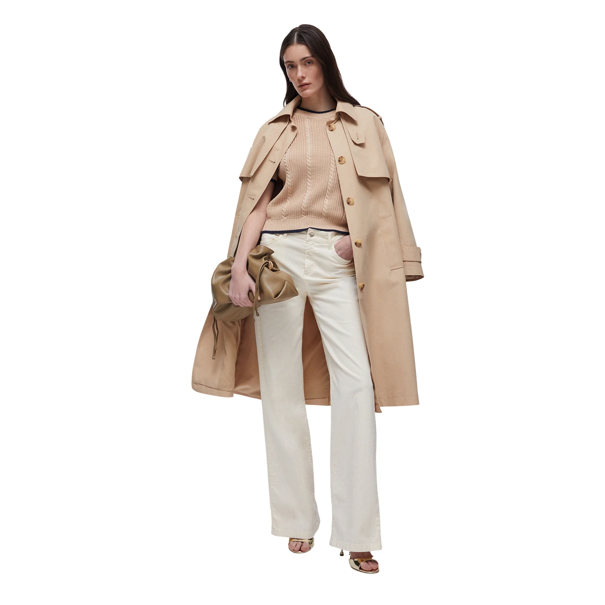 Maglia Donna a trecce con mezze maniche - Image 5
