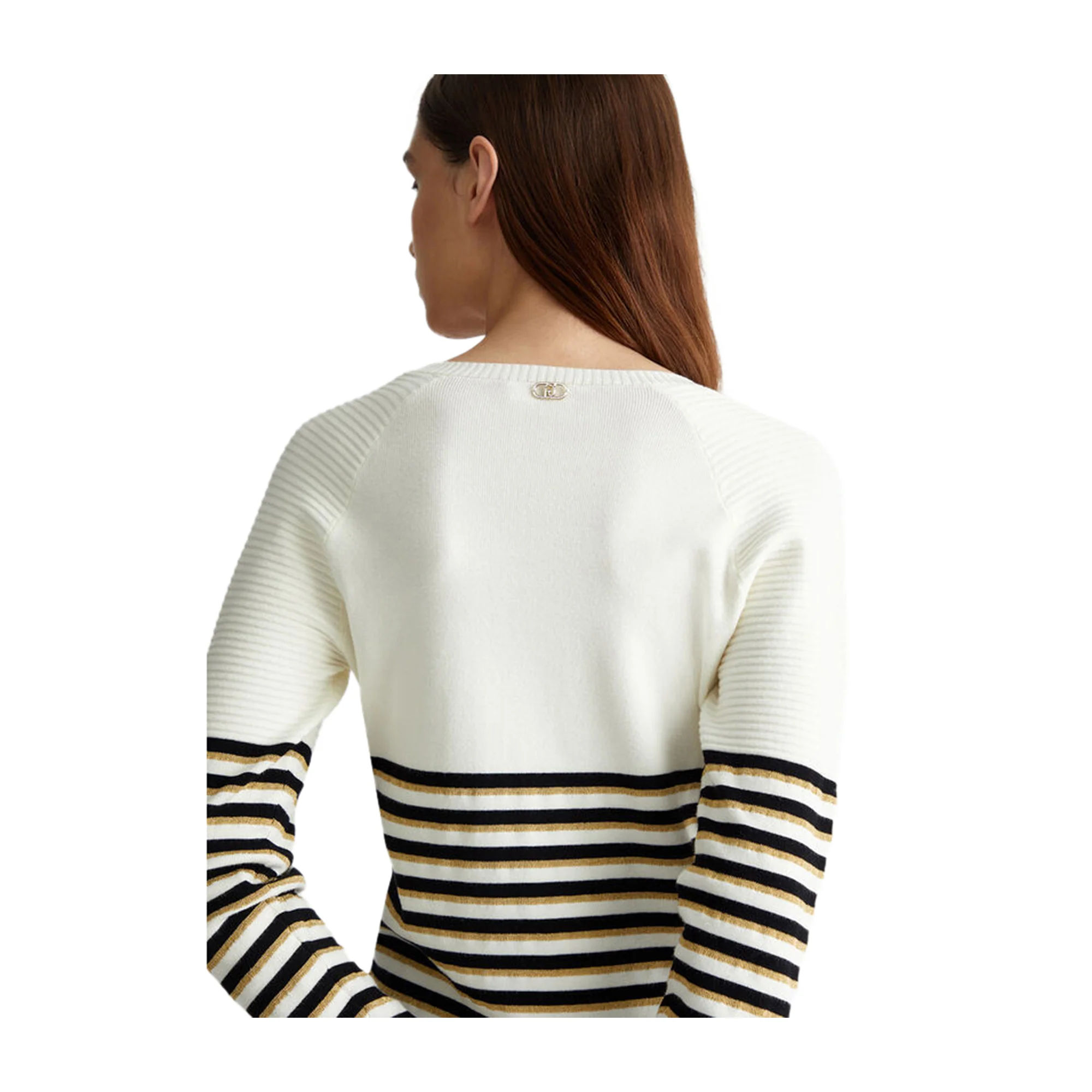 Maglia Donna a righe con bottoni - Image 6