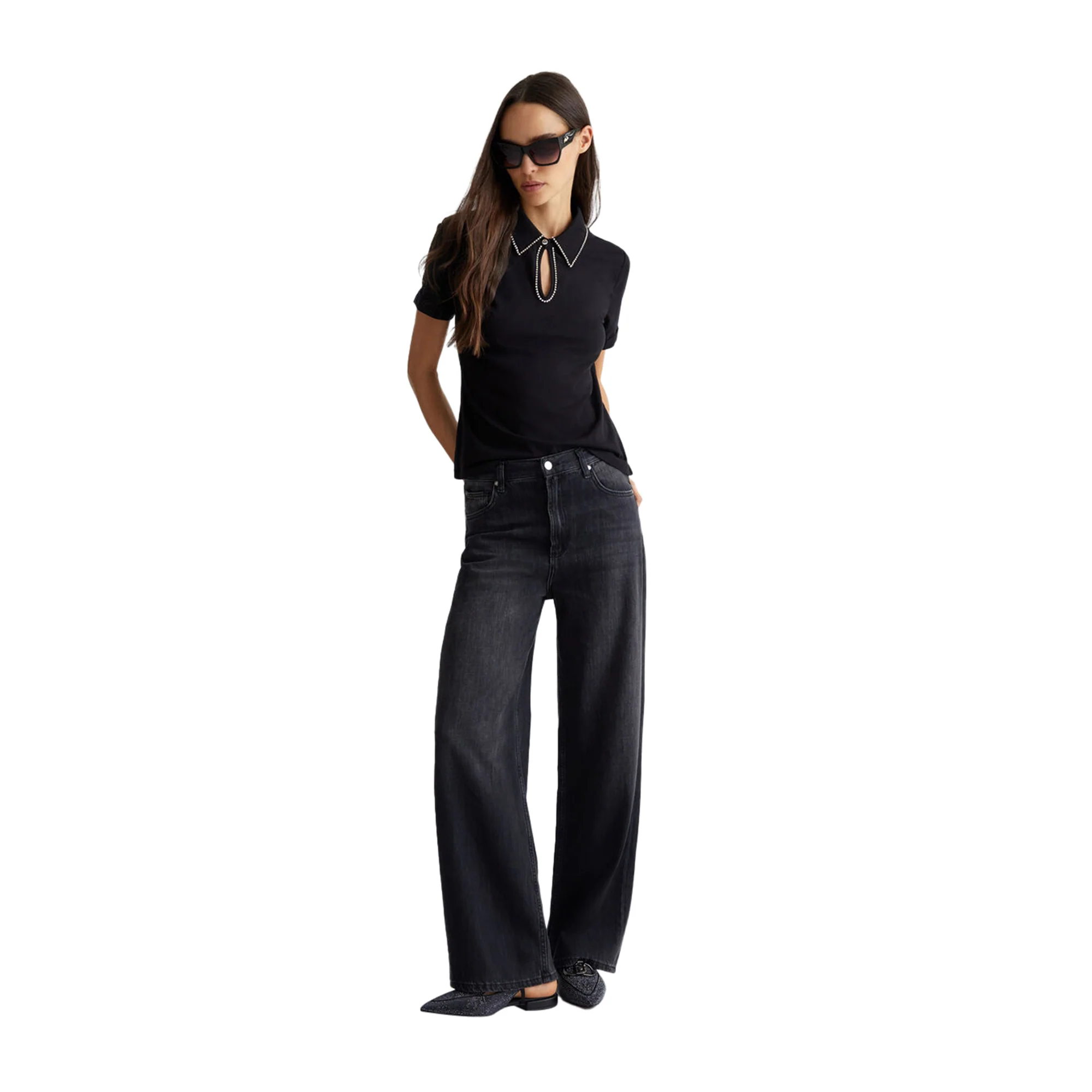 Polo Donna con scollo a goccia - Image 7