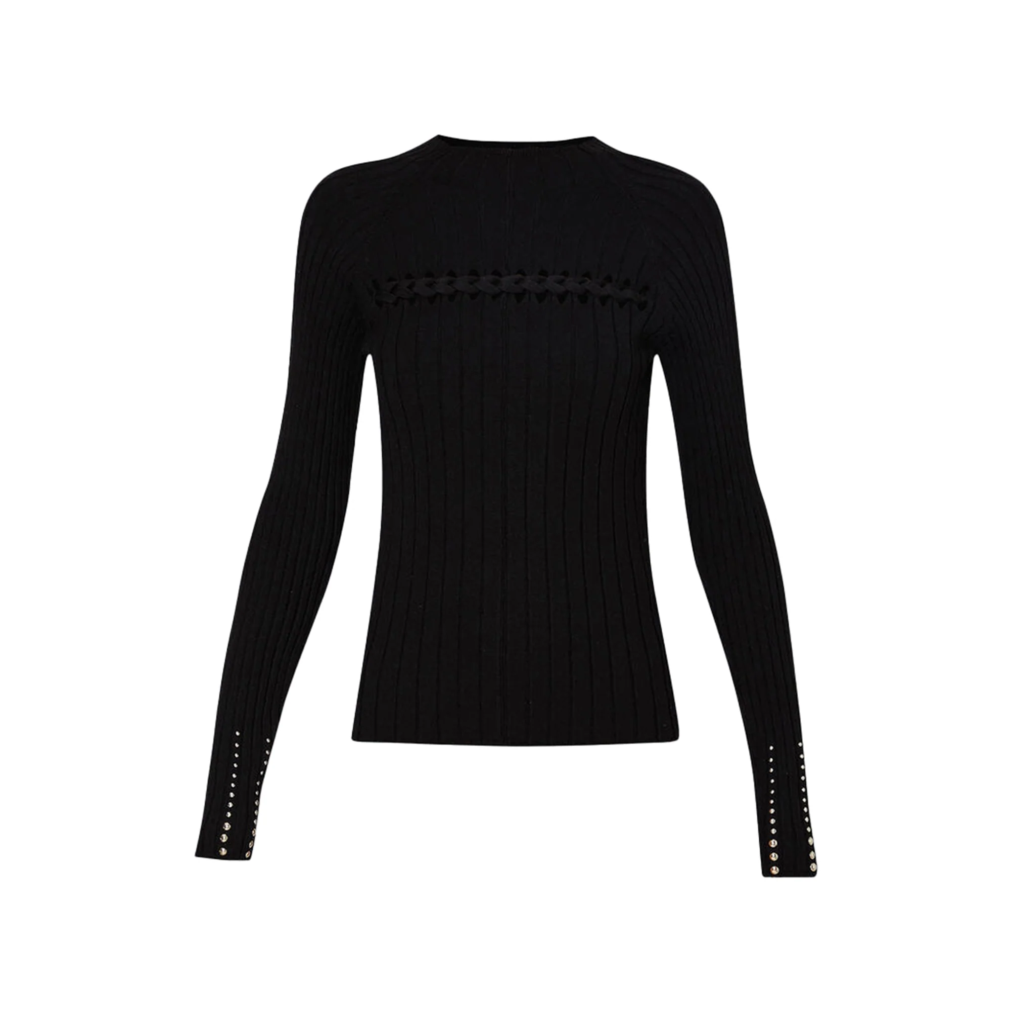 Maglia Donna con borchie sulle maniche