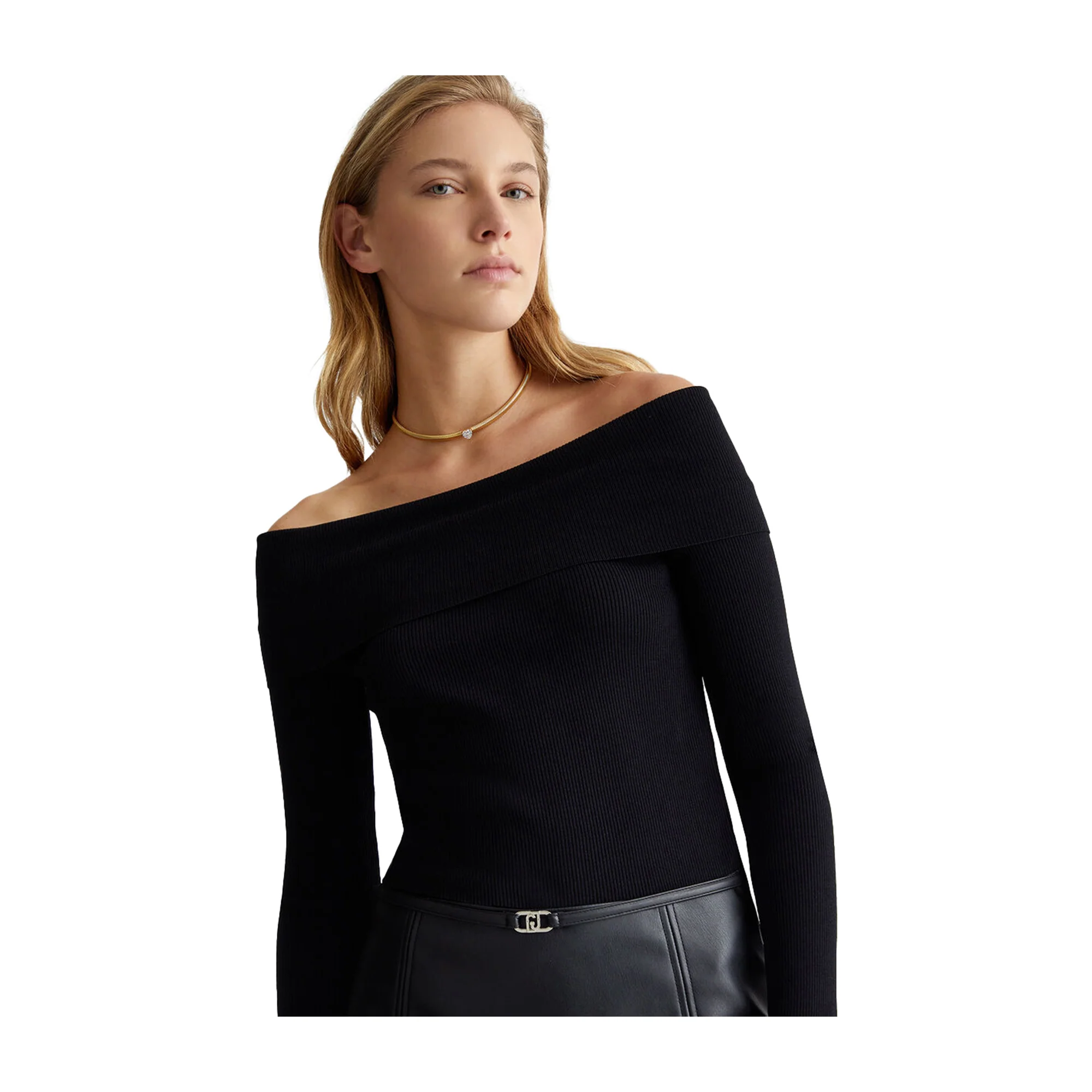 Abito Donna con gonna tessuto spalmato - Image 5