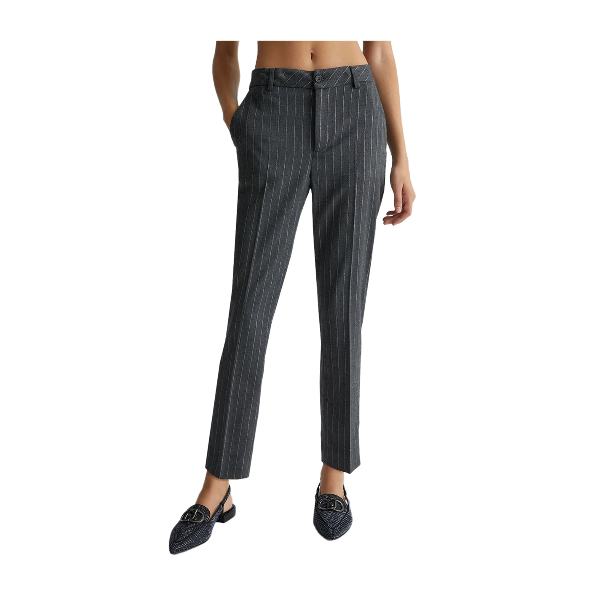 Pantaloni Donna Chino Gessati - Image 2