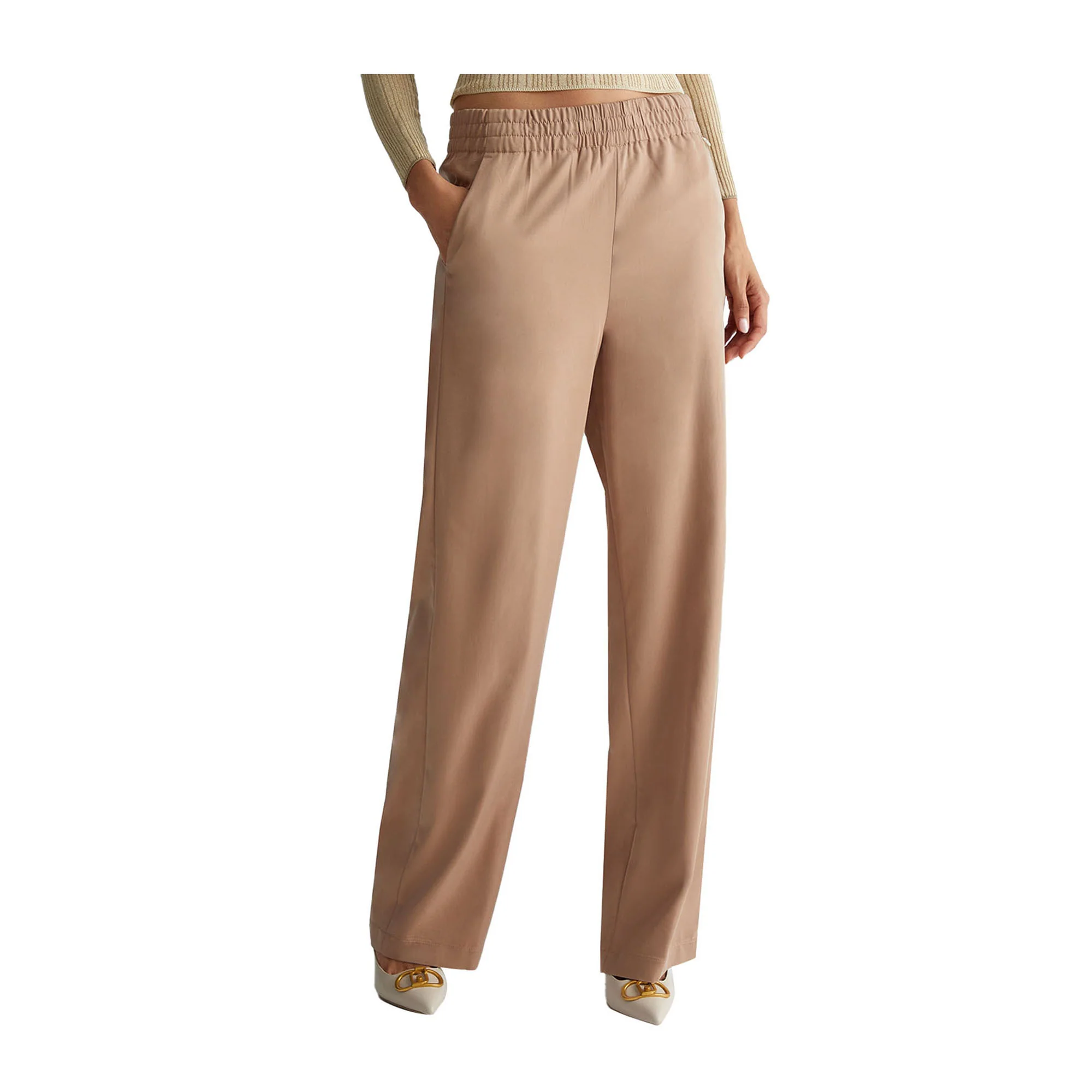 Pantaloni Donna con cintone elastico in vita - Image 2