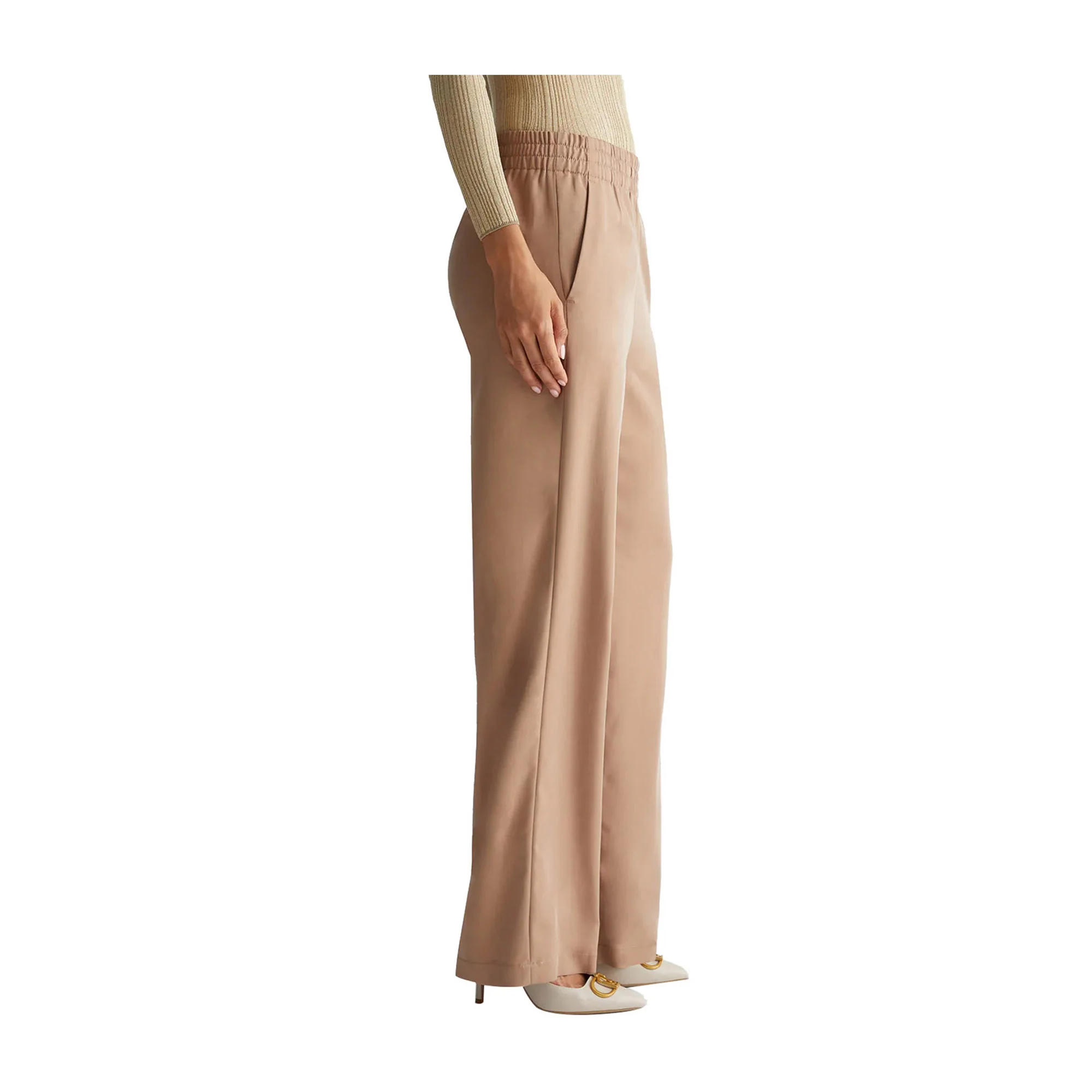 Pantaloni Donna con cintone elastico in vita - Image 3